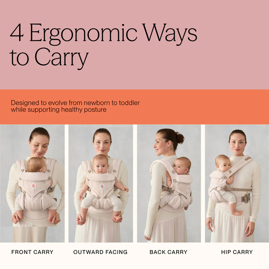 Ergobaby Omni 'Classic' Mesh Baby Carrier - ONYX BLACK
