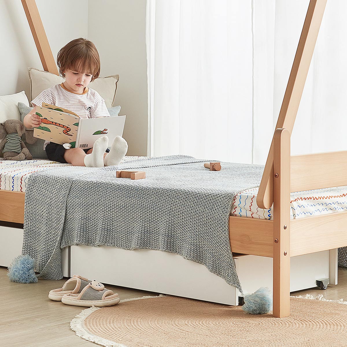 Boori Neat Under Bed Storage Drawer 2pk 