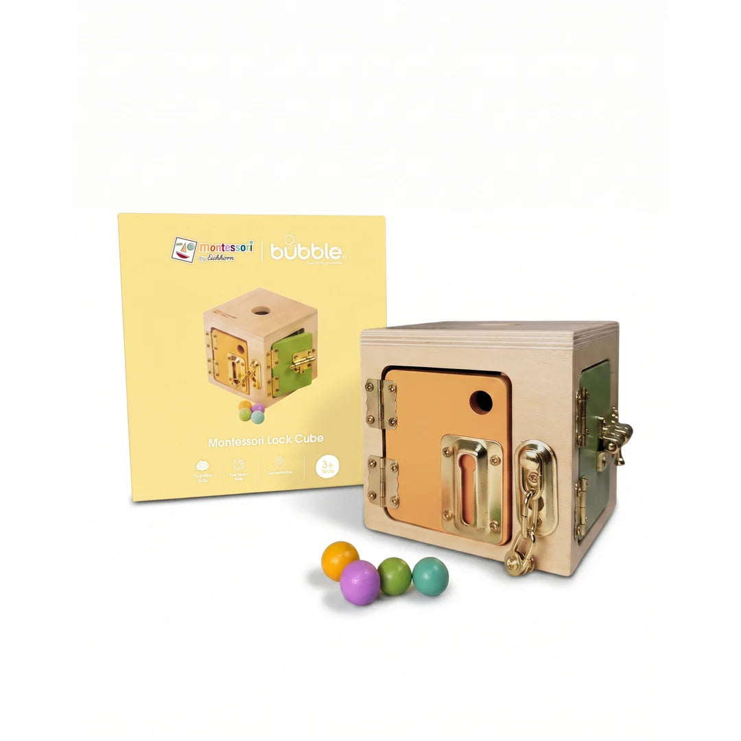 Bubble Montessori by Eichhorn Lock Cube