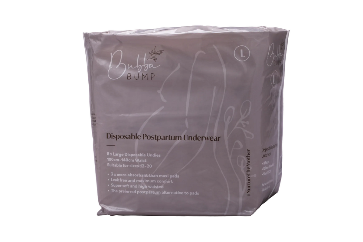 Bubba Bump - Disposable Postpartum Underwear - One Pack (8 Pairs) / Medium (6-12)