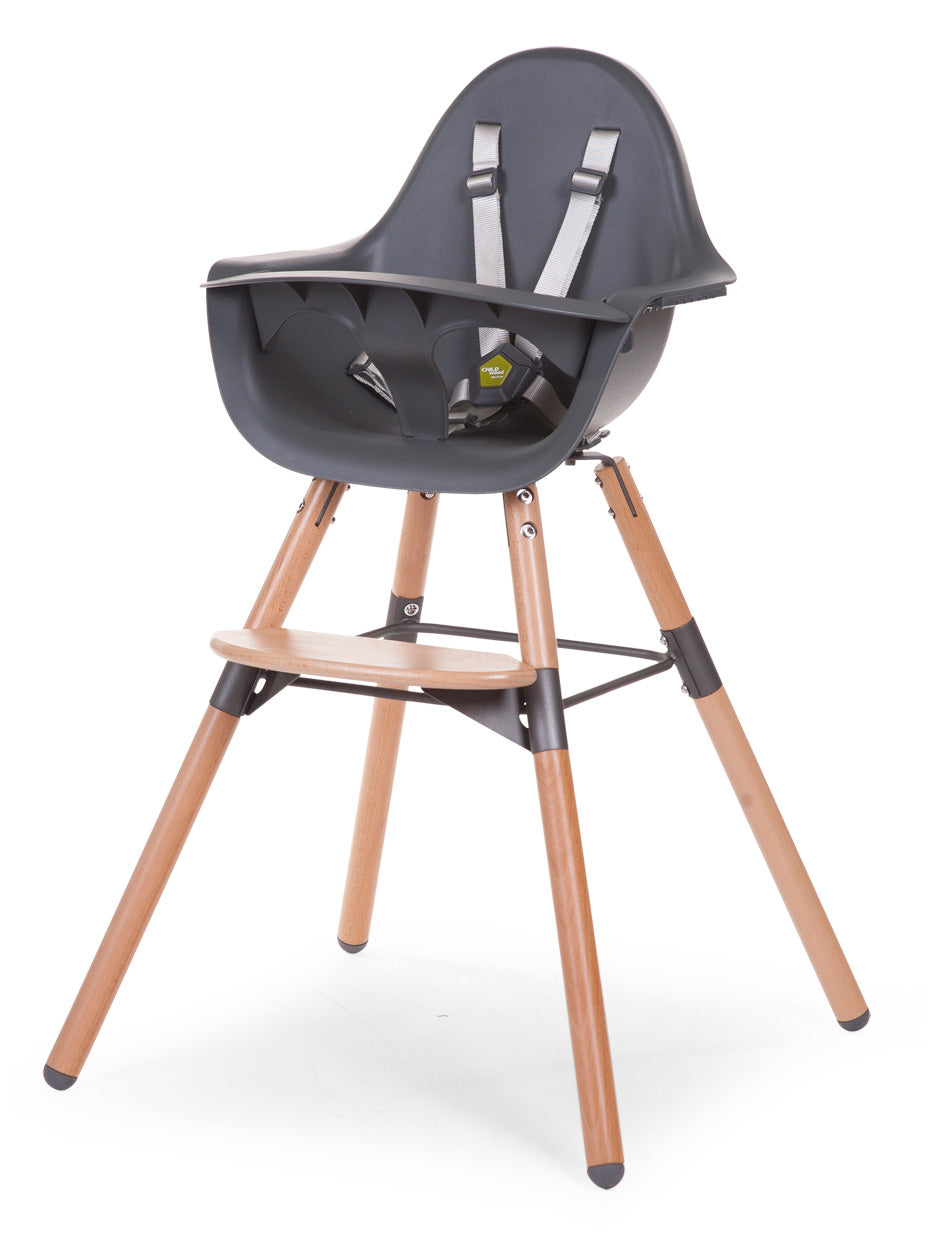 Childhome Evolu 2 Highchair Anthracite - Tiny Tots Baby Store 