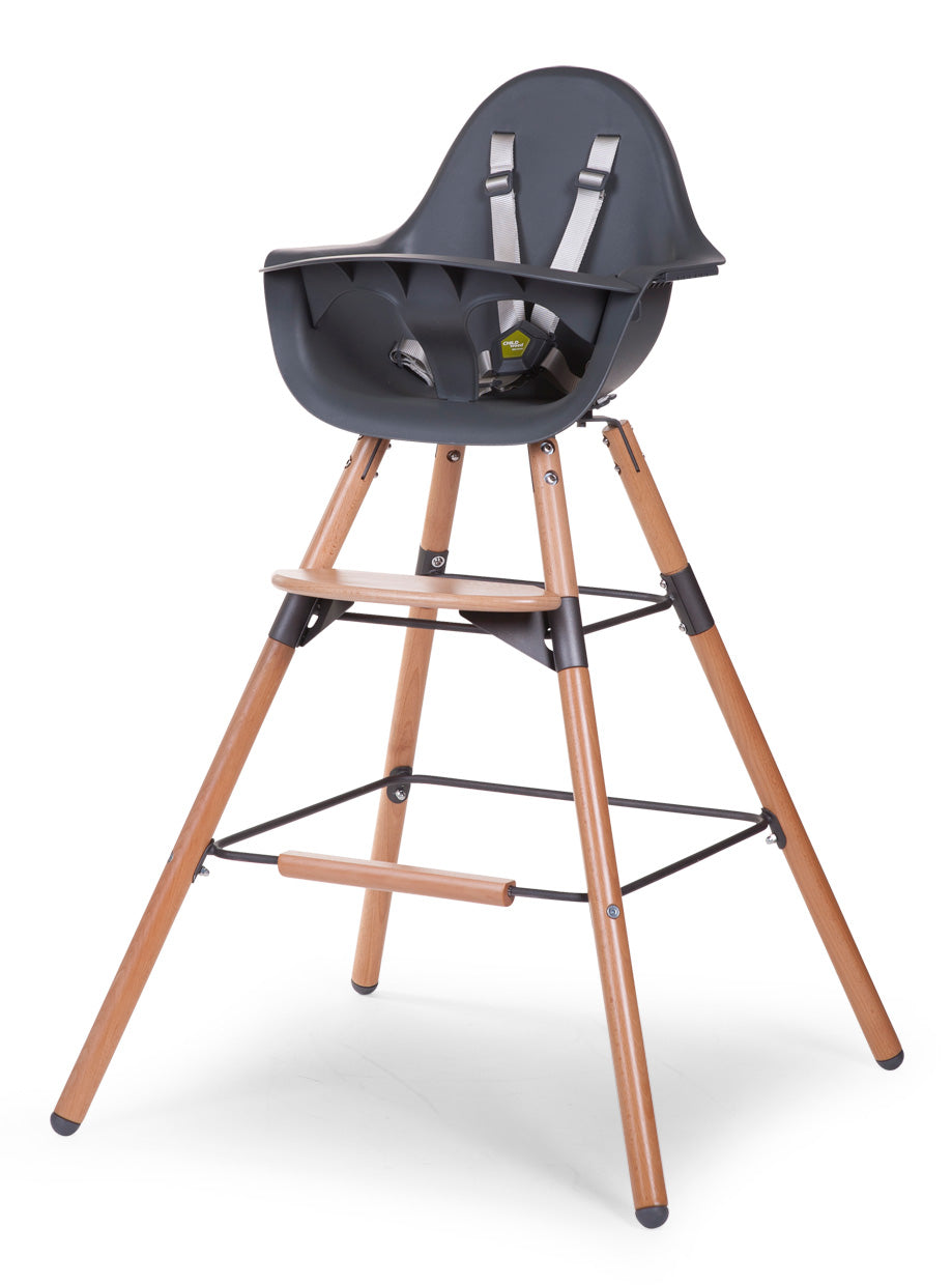 Childhome Evolu 2 Highchair Anthracite - Tiny Tots Baby Store 