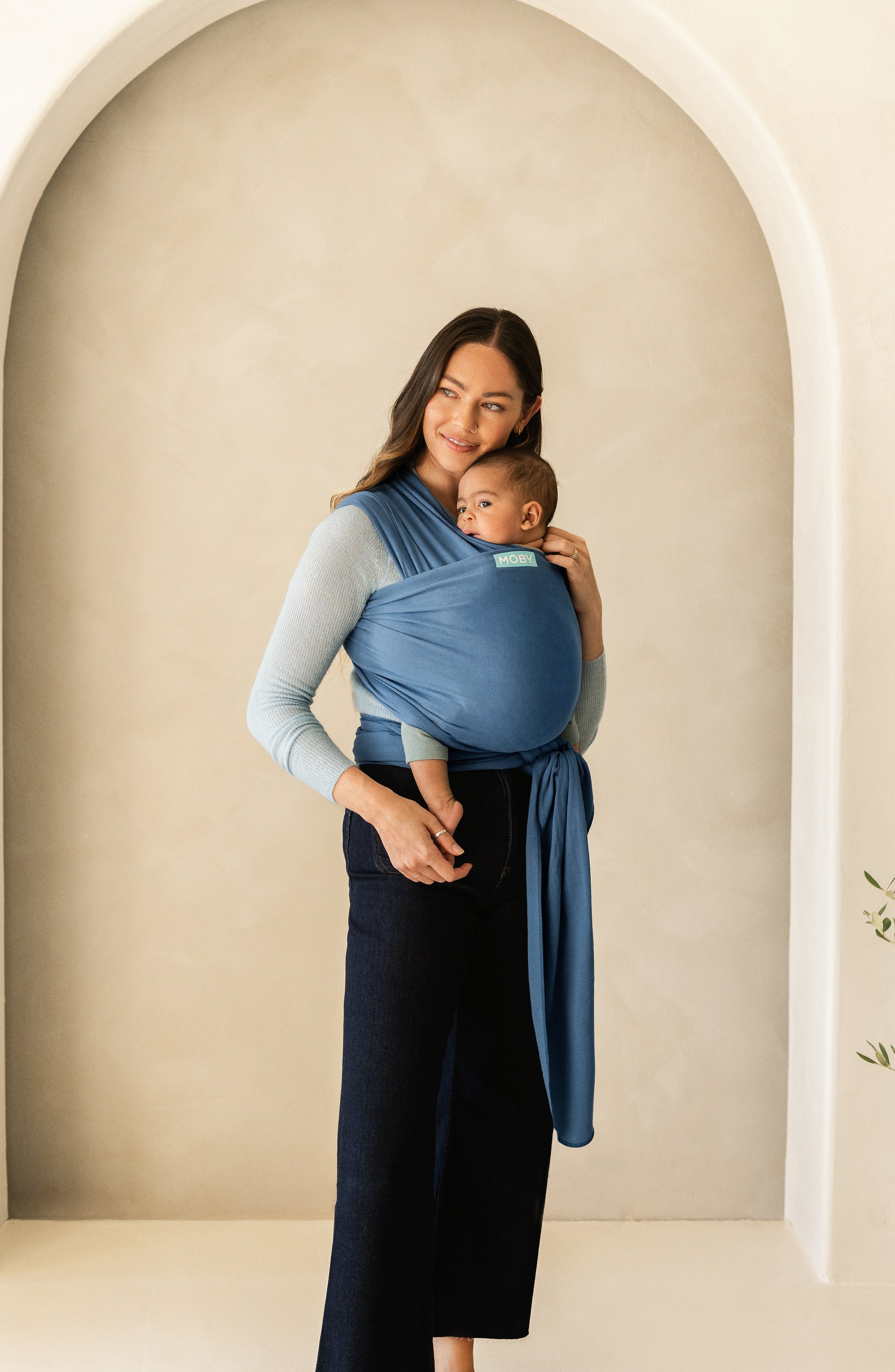 MOBY Classic Wrap Baby Carrier - Ocean