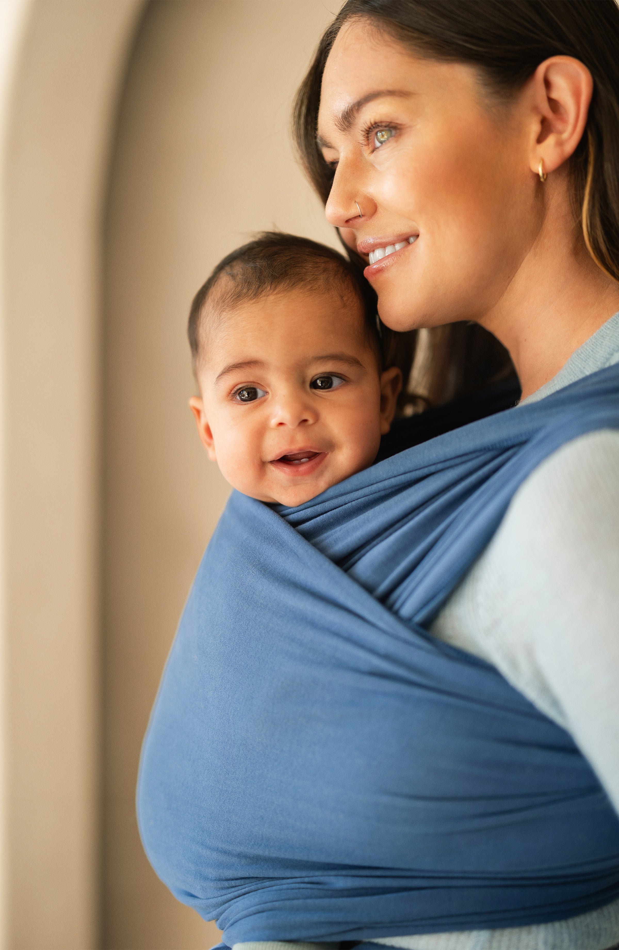 MOBY Classic Wrap Baby Carrier - Ocean