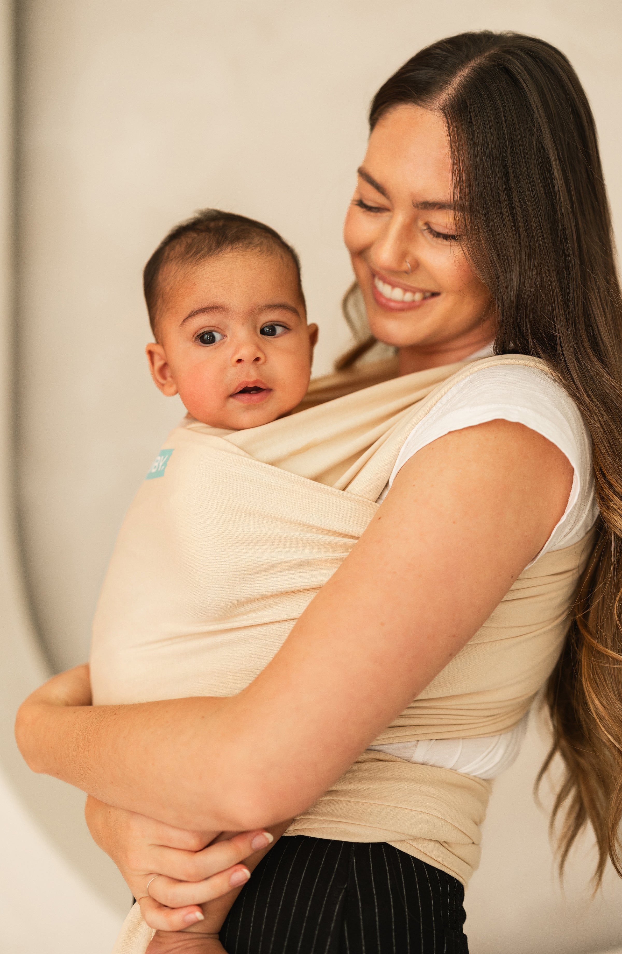 MOBY Classic Wrap Baby Carrier - Sand Dollar