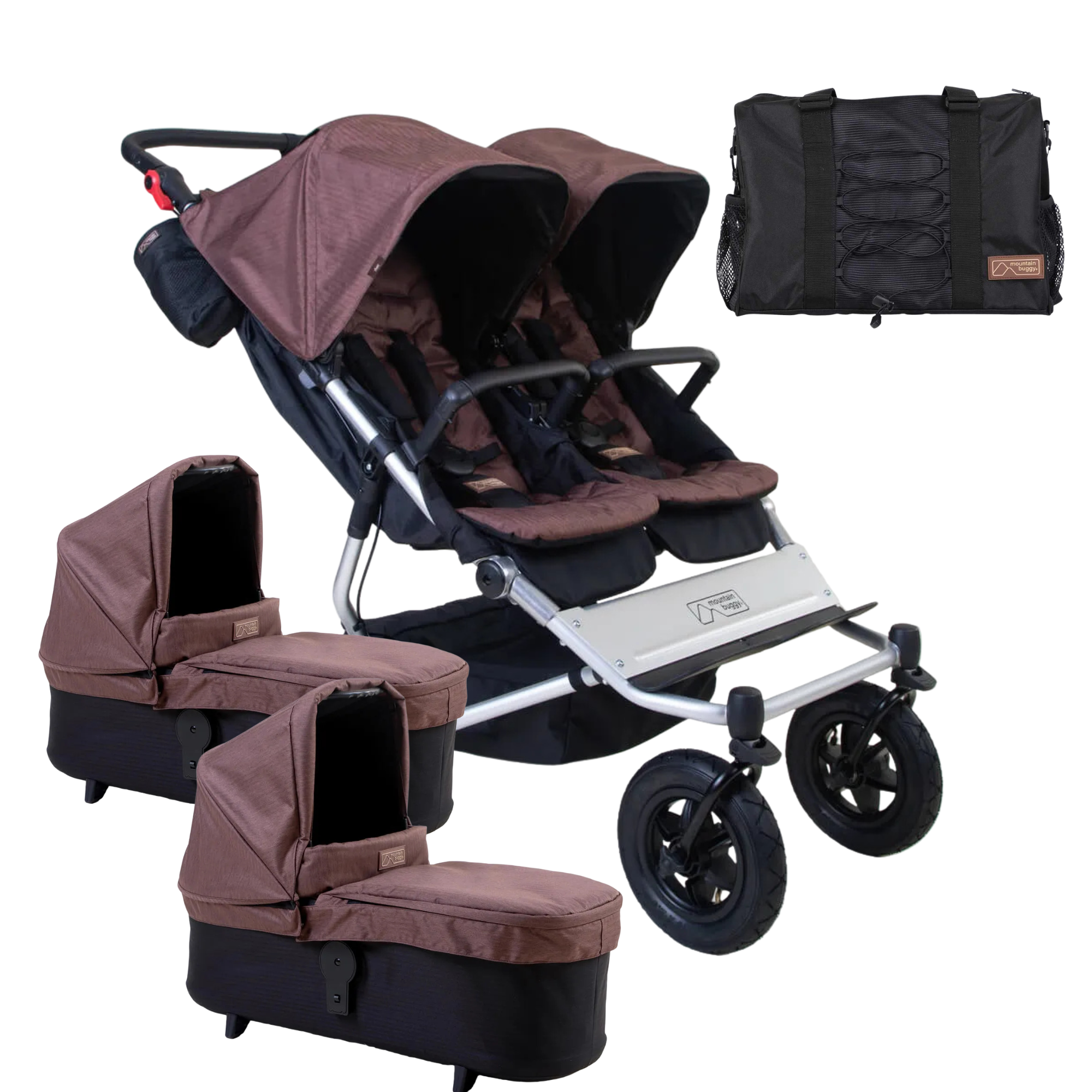 Mountain Buggy duet  V4 TWIN ready + Free Gift