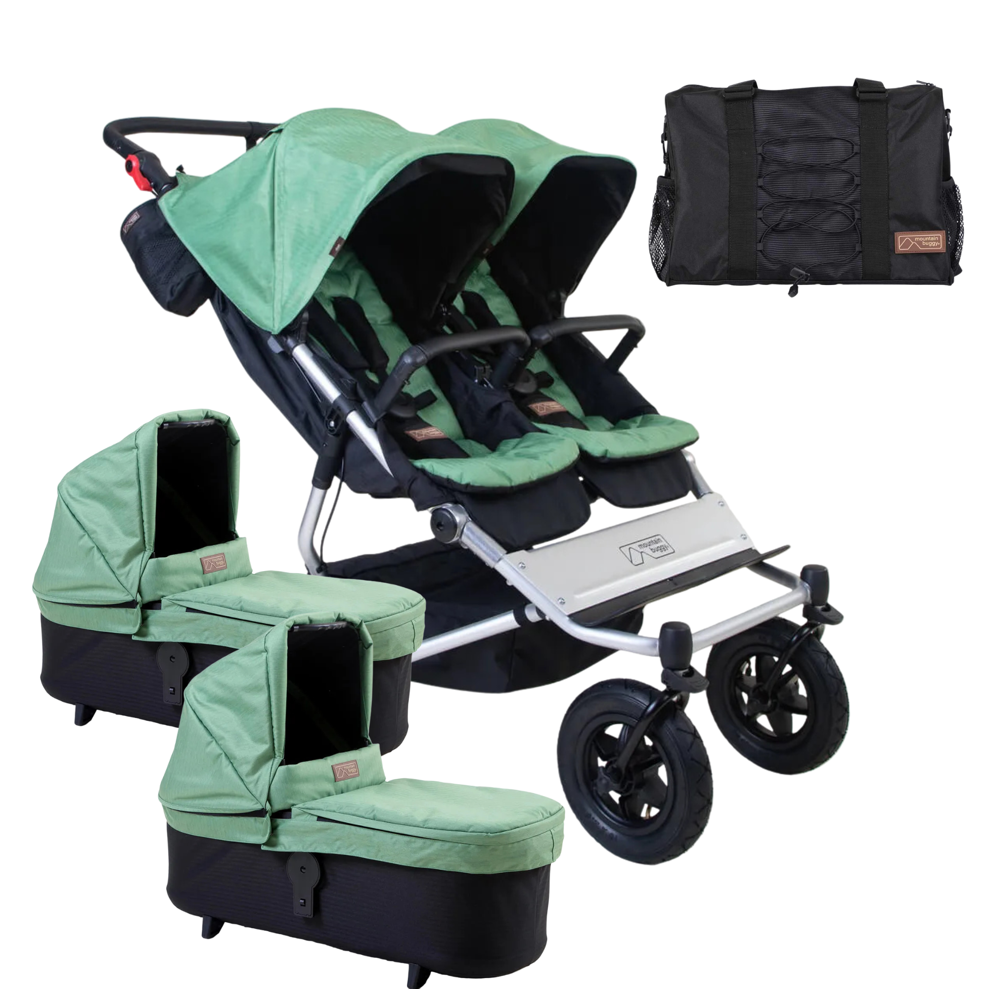 Mountain Buggy duet  V4 TWIN ready + Free Gift