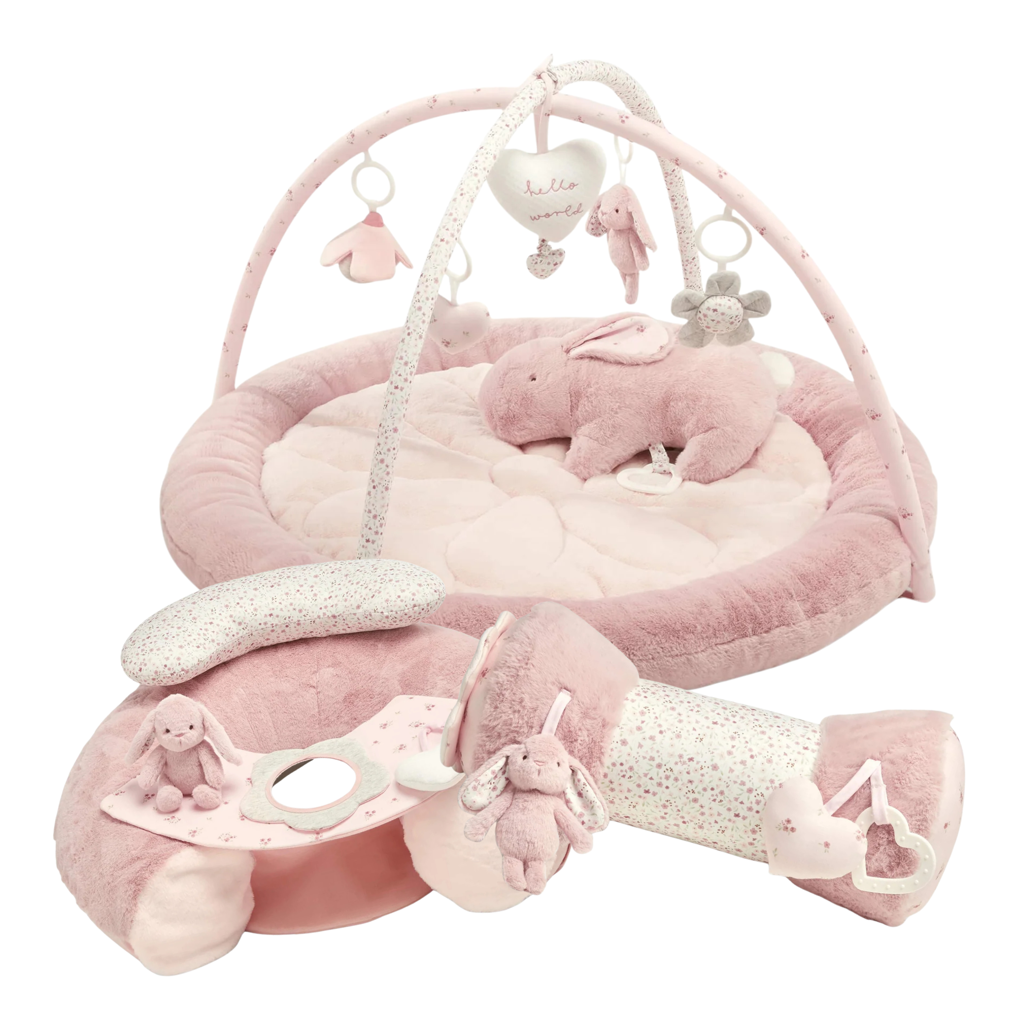 Mamas & Papas Playmat Bundle (3 Pieces) - Welcome to the World Pink 
