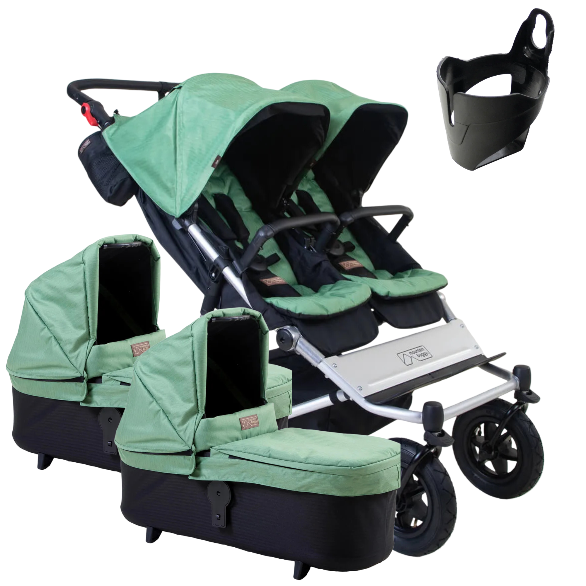 Mountain Buggy duet V4 TWIN ready + Free Gift