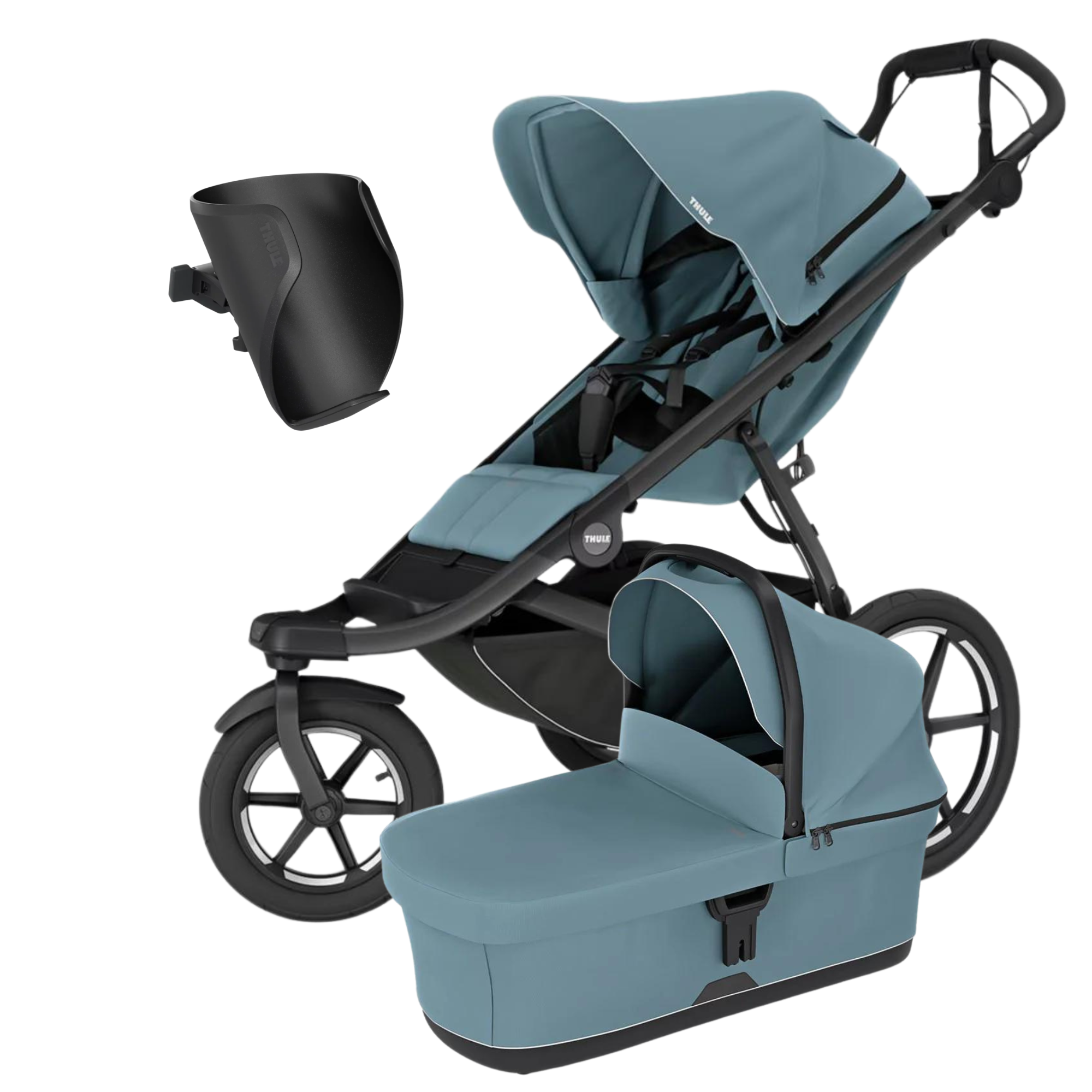 Thule Urban Glide 3 Stroller + Bassinet Mid-Blue | FREE Bottle Cage $59.95 