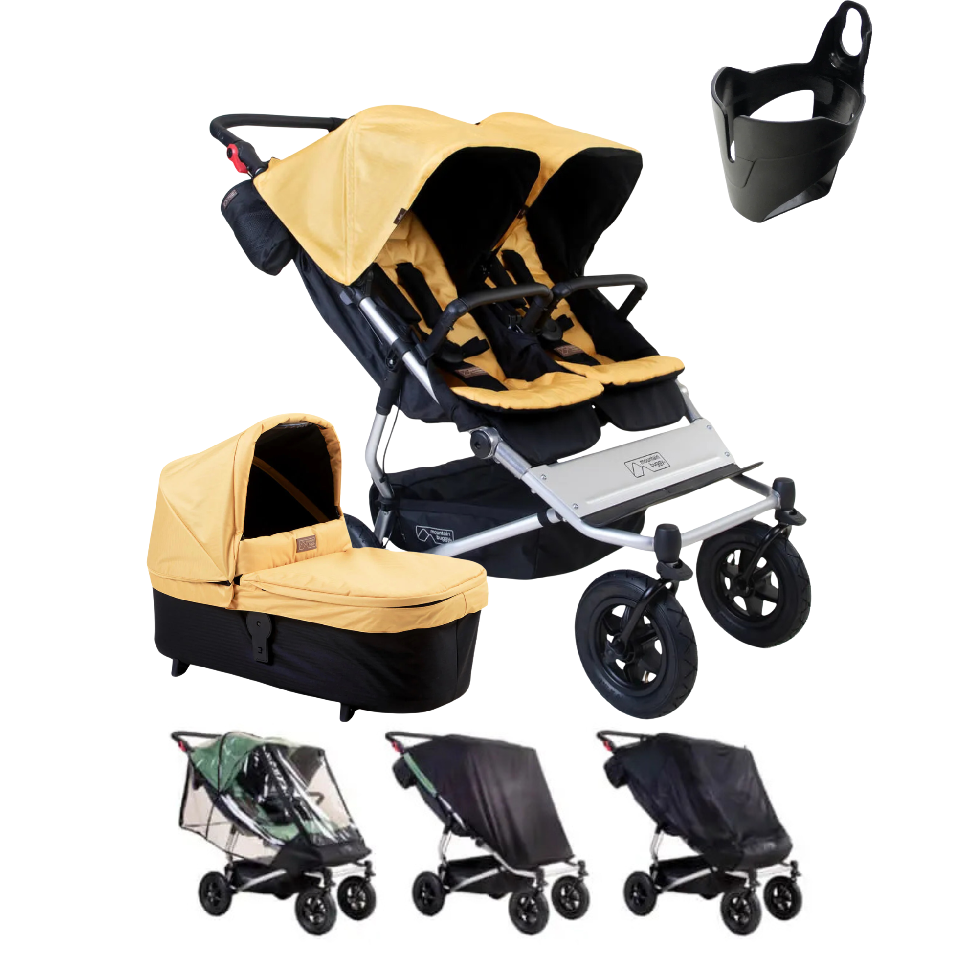 Mountain Buggy duet™ Heritage carrycot plus™ bundle 6 PC