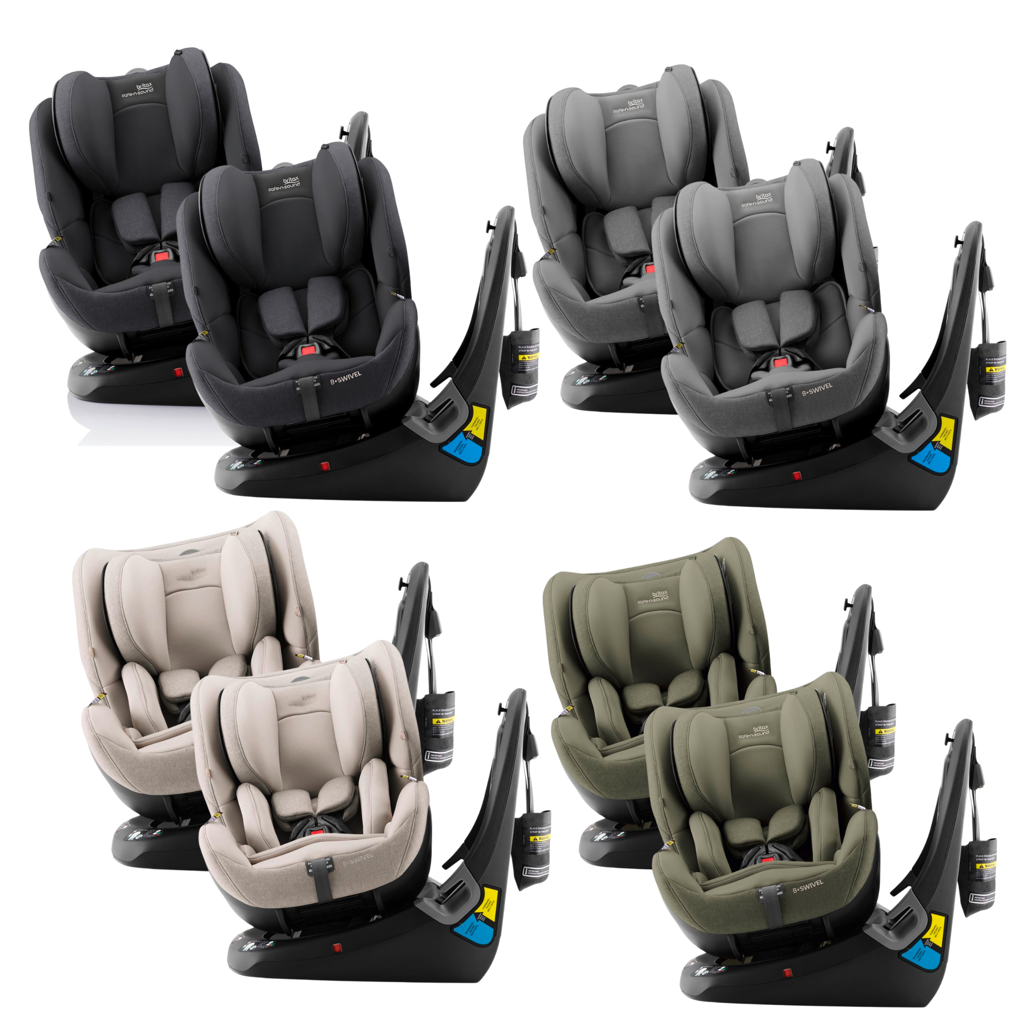 Britax Safe-n-Sound B-Swivel Style SAVERS 2 PK  ETA 23 July