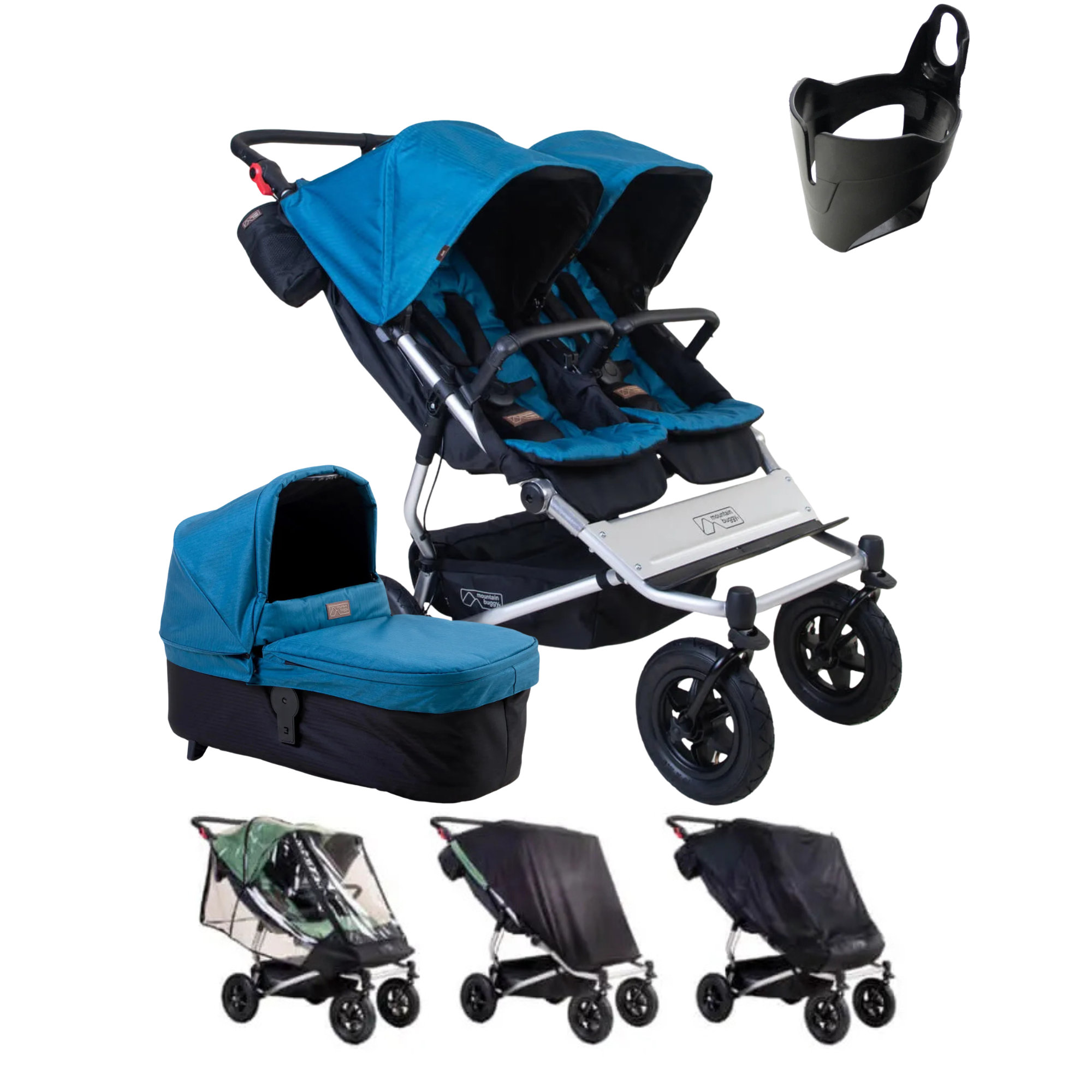 Mountain Buggy duet™ Heritage carrycot plus™ bundle 6 PC