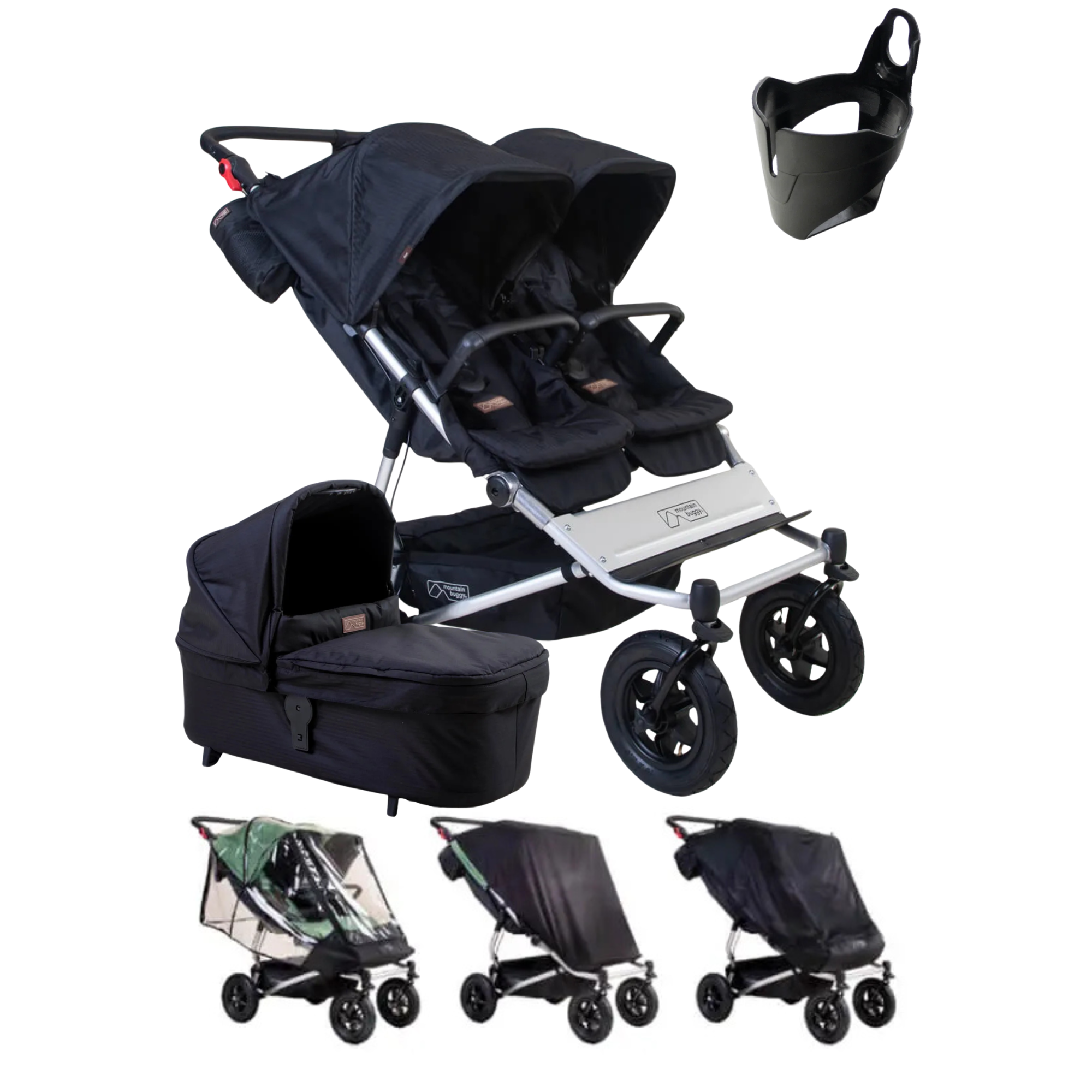 Mountain Buggy duet™ Heritage carrycot plus™ bundle 6 PC