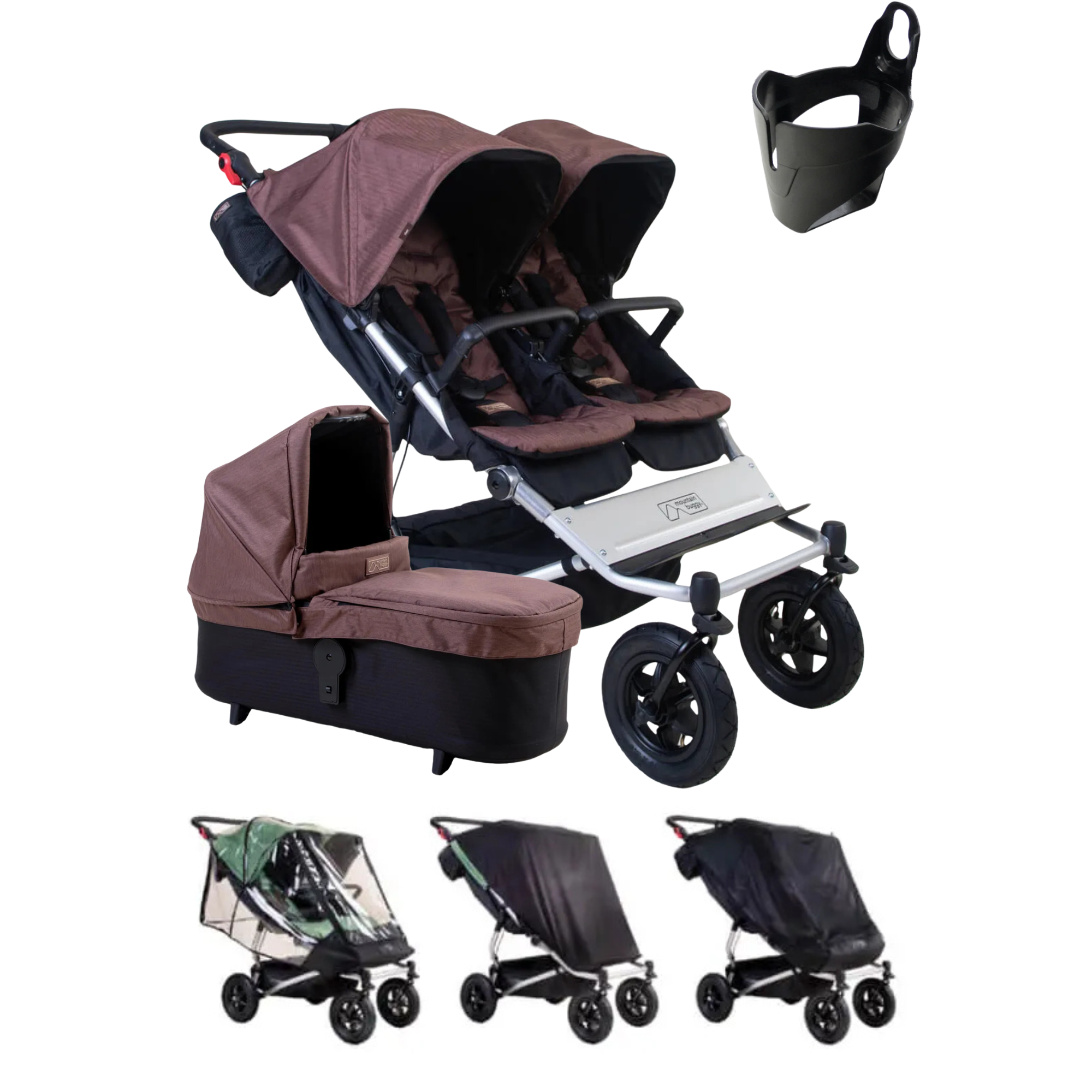 Mountain Buggy duet™ Heritage carrycot plus™ bundle 6 PC