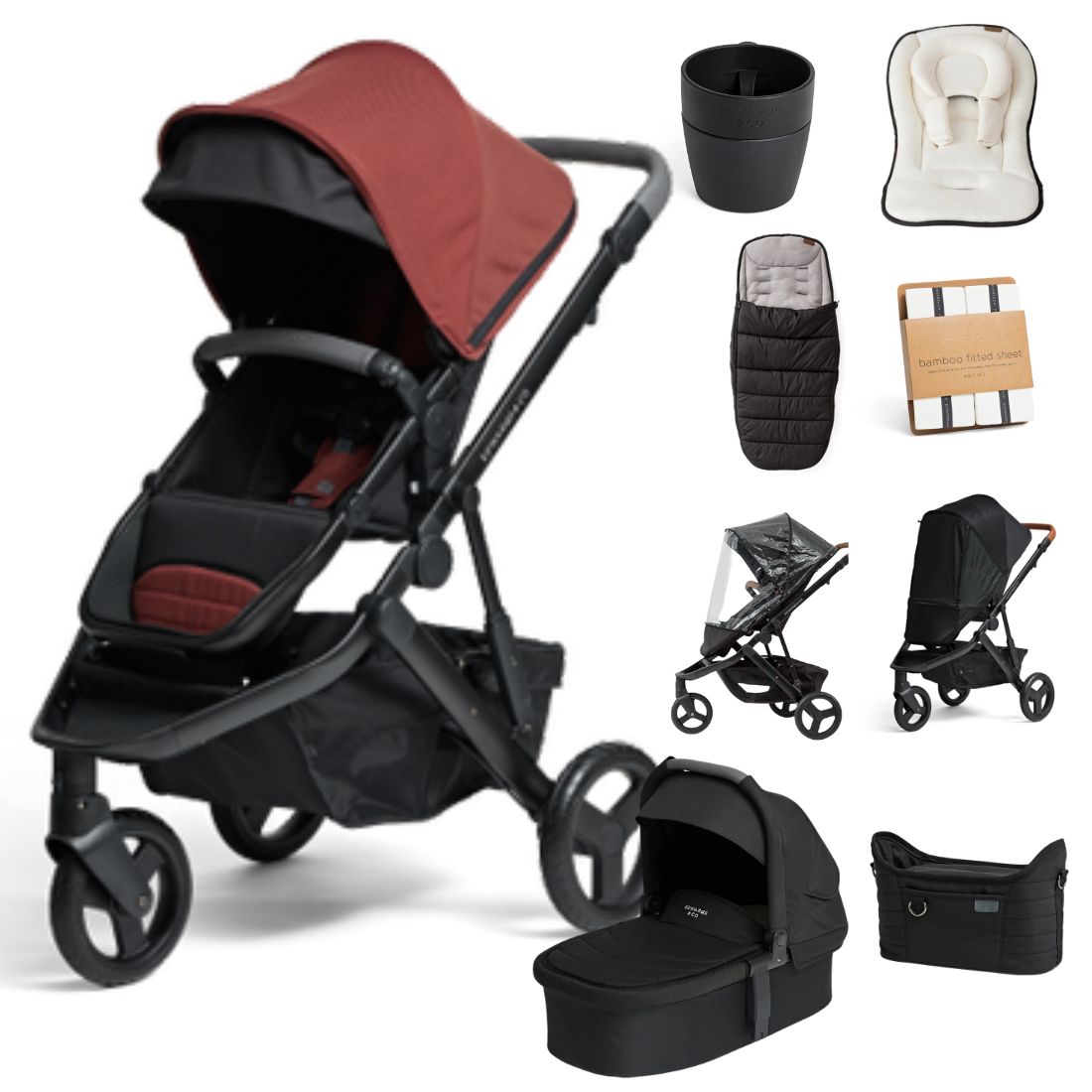 Edwards & Co Oscar M2 Stroller Essentials Package - Tiny Tots Baby Store 