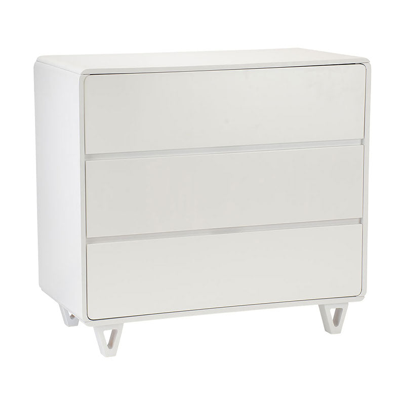 Cocoon VIBE 4in1 Cot, Dresser & Mattress Package White - Tiny Tots Baby Store 