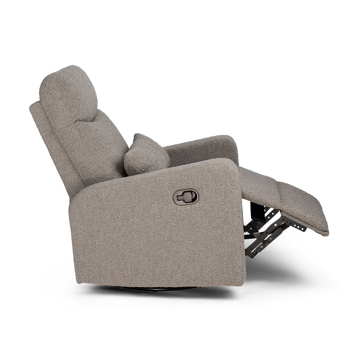 COCOON PLUSH Recliner Glider Chair - Dove Grey 