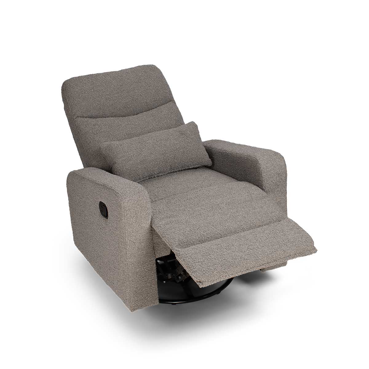 COCOON PLUSH Recliner Glider Chair - Dove Grey 