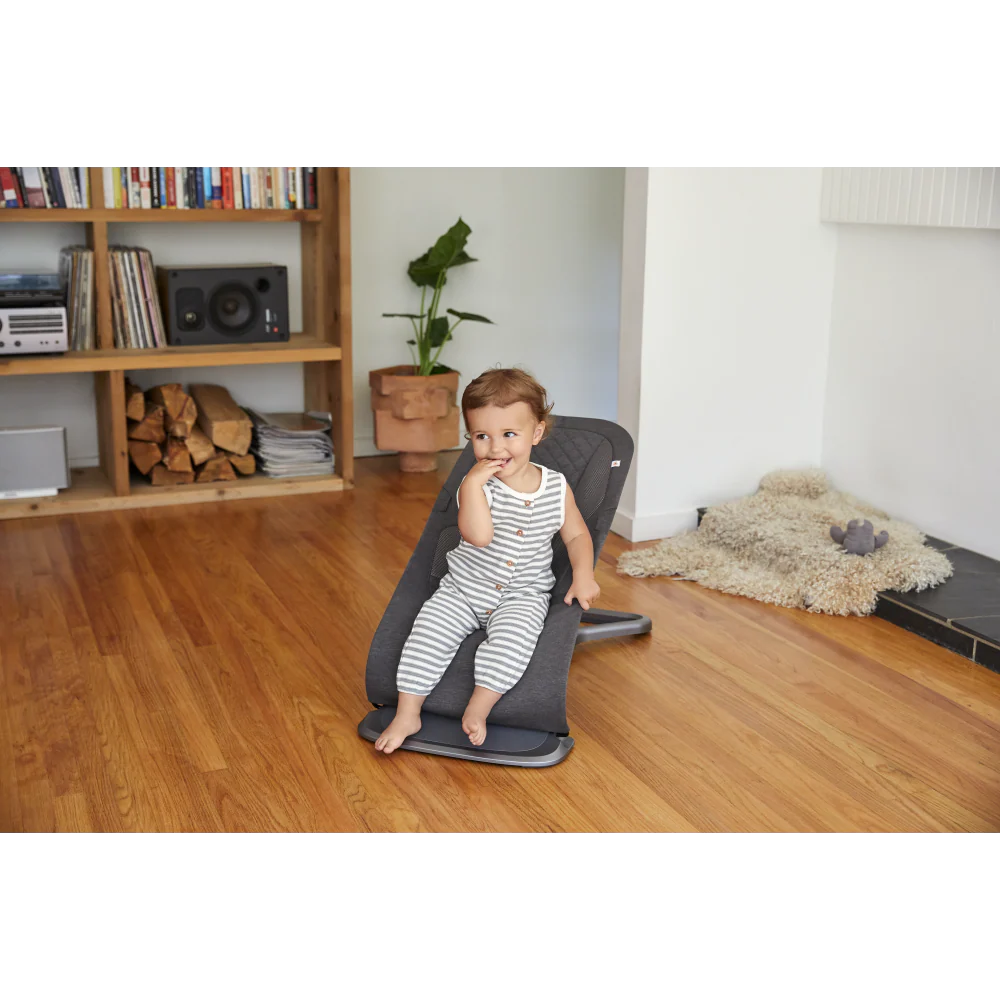 Ergobaby Evolve 3 In 1 Bouncer - CHARCOAL GREY