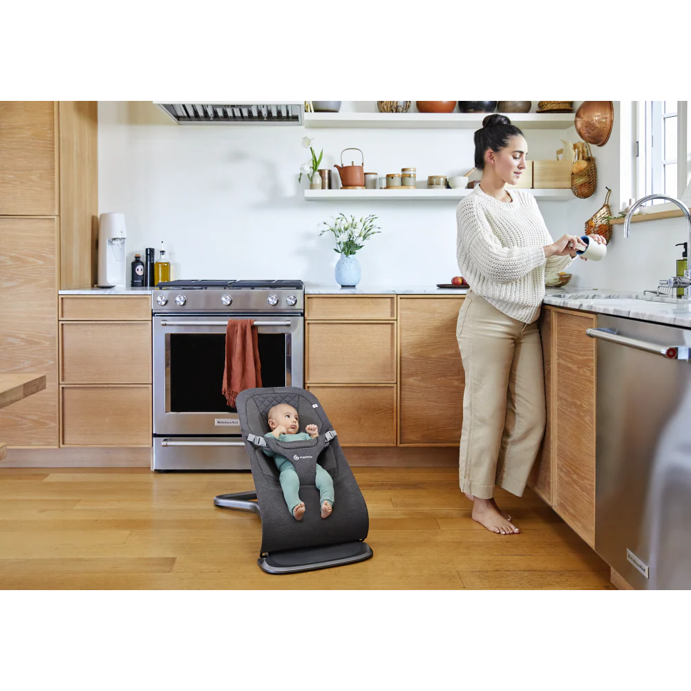 Ergobaby Evolve 3 In 1 Bouncer - CHARCOAL GREY