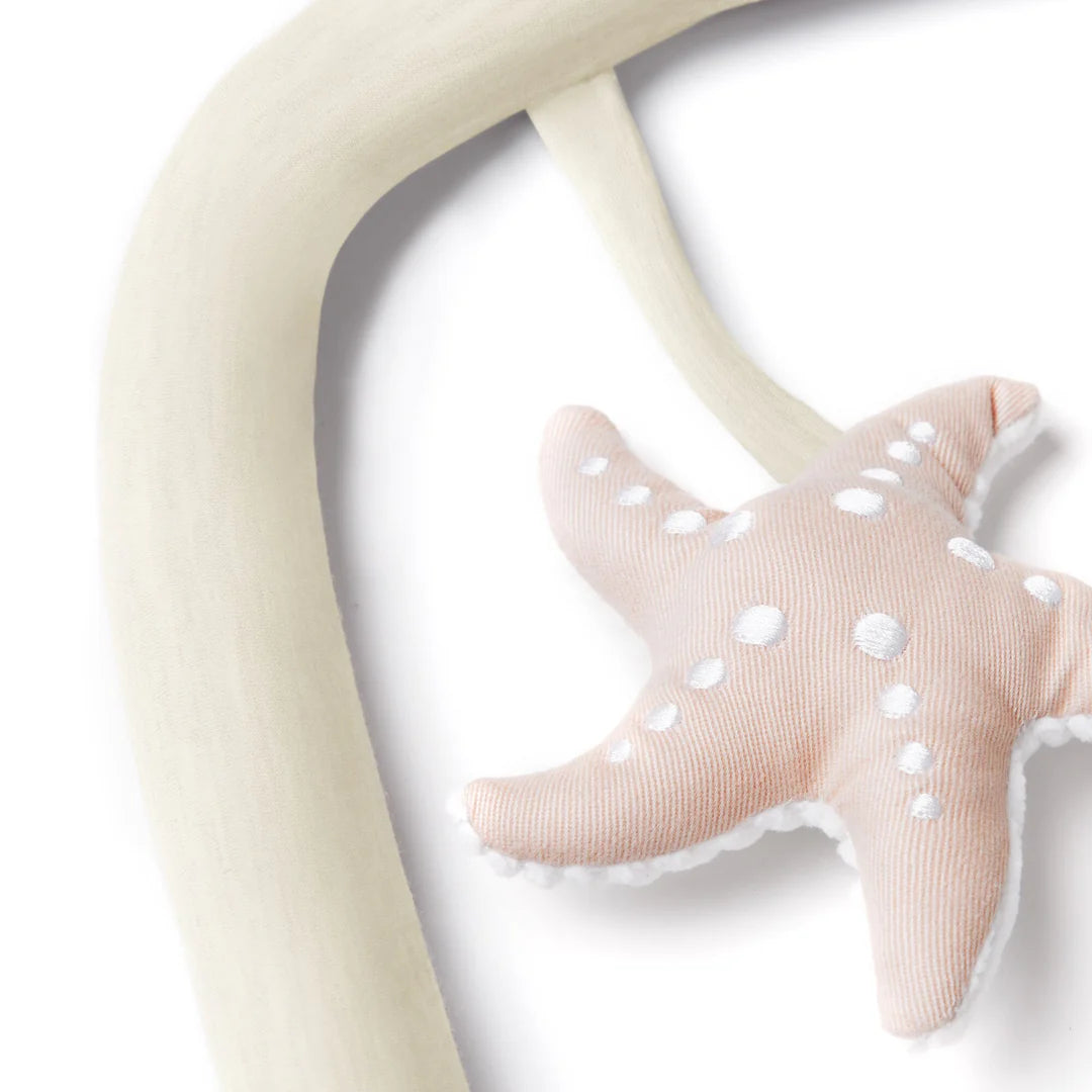 Ergobaby Evolve 3 In 1 Bouncer Ocean Wonders Toy Bar - CREAM