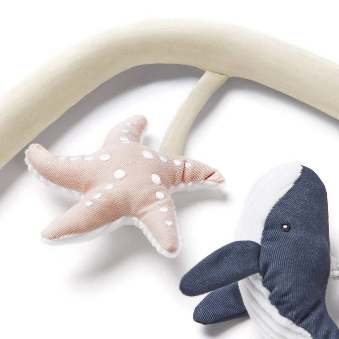 Ergobaby Evolve 3 In 1 Bouncer Ocean Wonders Toy Bar - CREAM