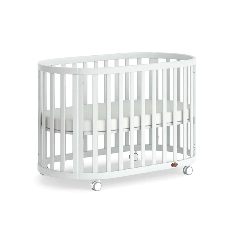 Boori Eden Oval Cot With Pocket Spring Mattress - Tiny Tots Baby Store 