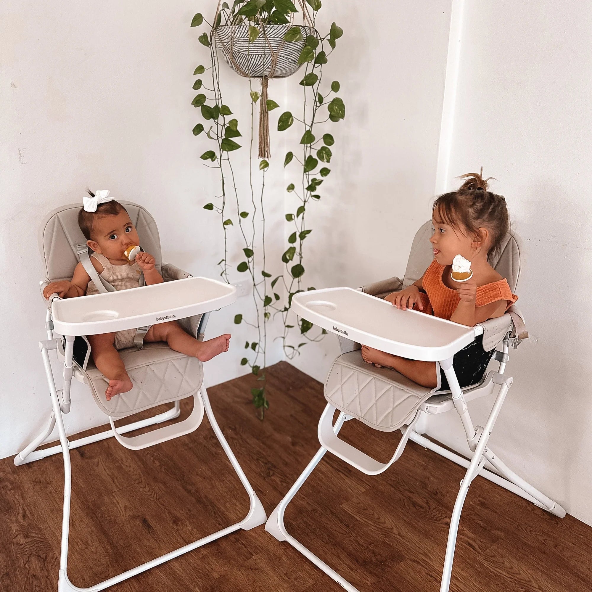 Babystudio Super Slim Flat Fold High Chair 