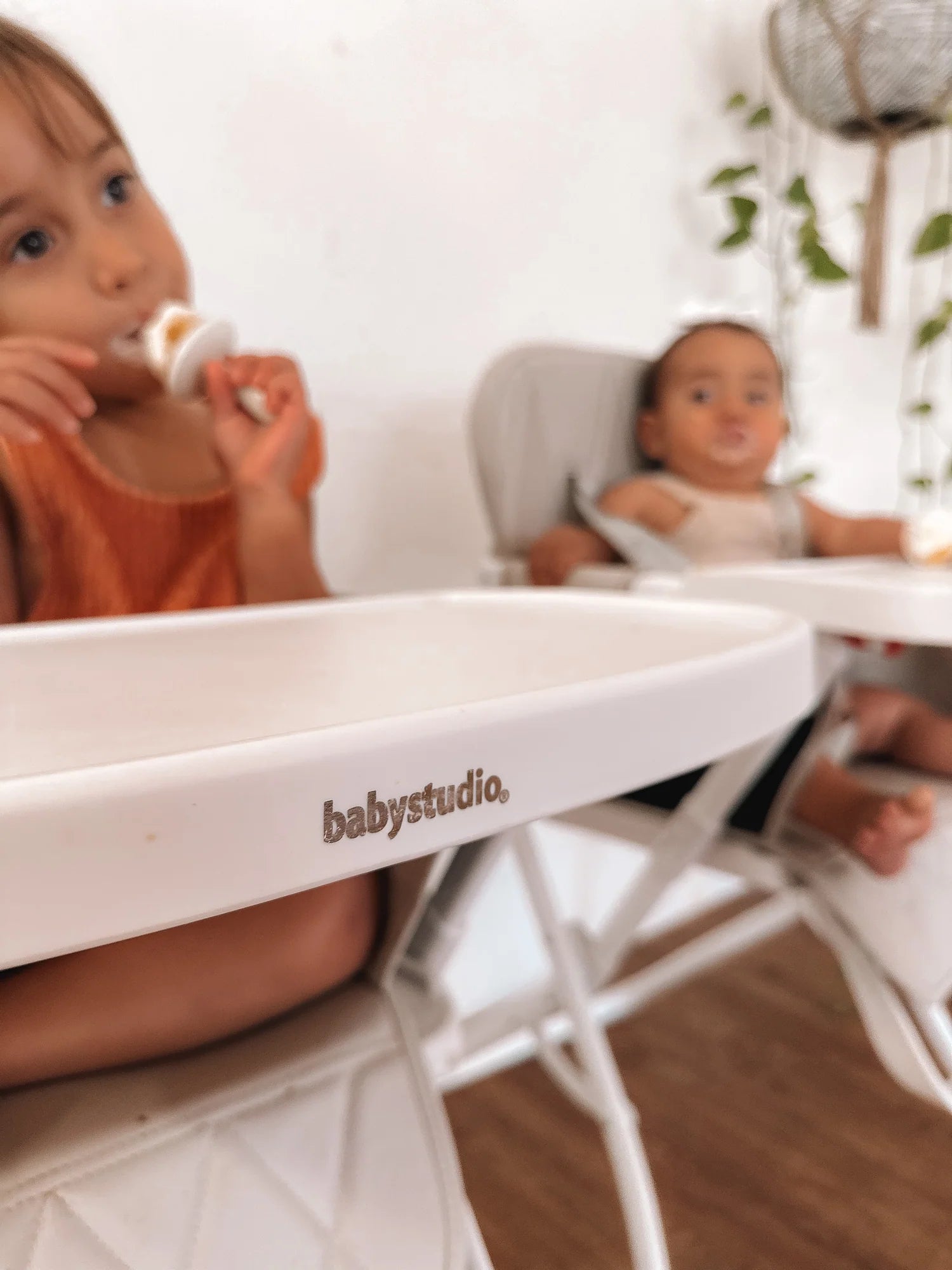 Babystudio Super Slim Flat Fold High Chair 