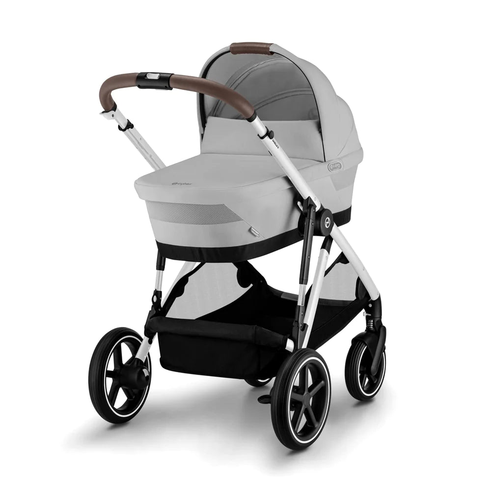 Cybex Gazelle S Pram 2023 Lava Grey (Intro Offer FREE Snack Tray and Cup Holder) - Tiny Tots Baby Store 