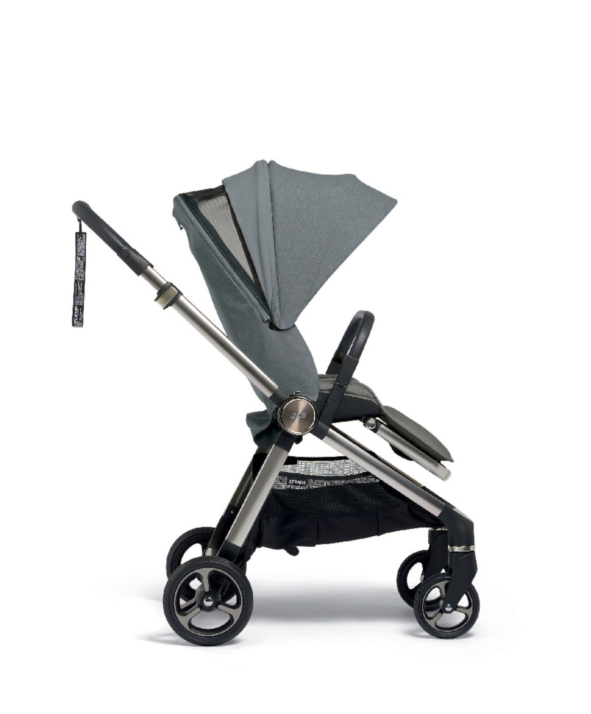 Mamas & Papas Strada Pram - Grey Melange - Tiny Tots Baby Store 