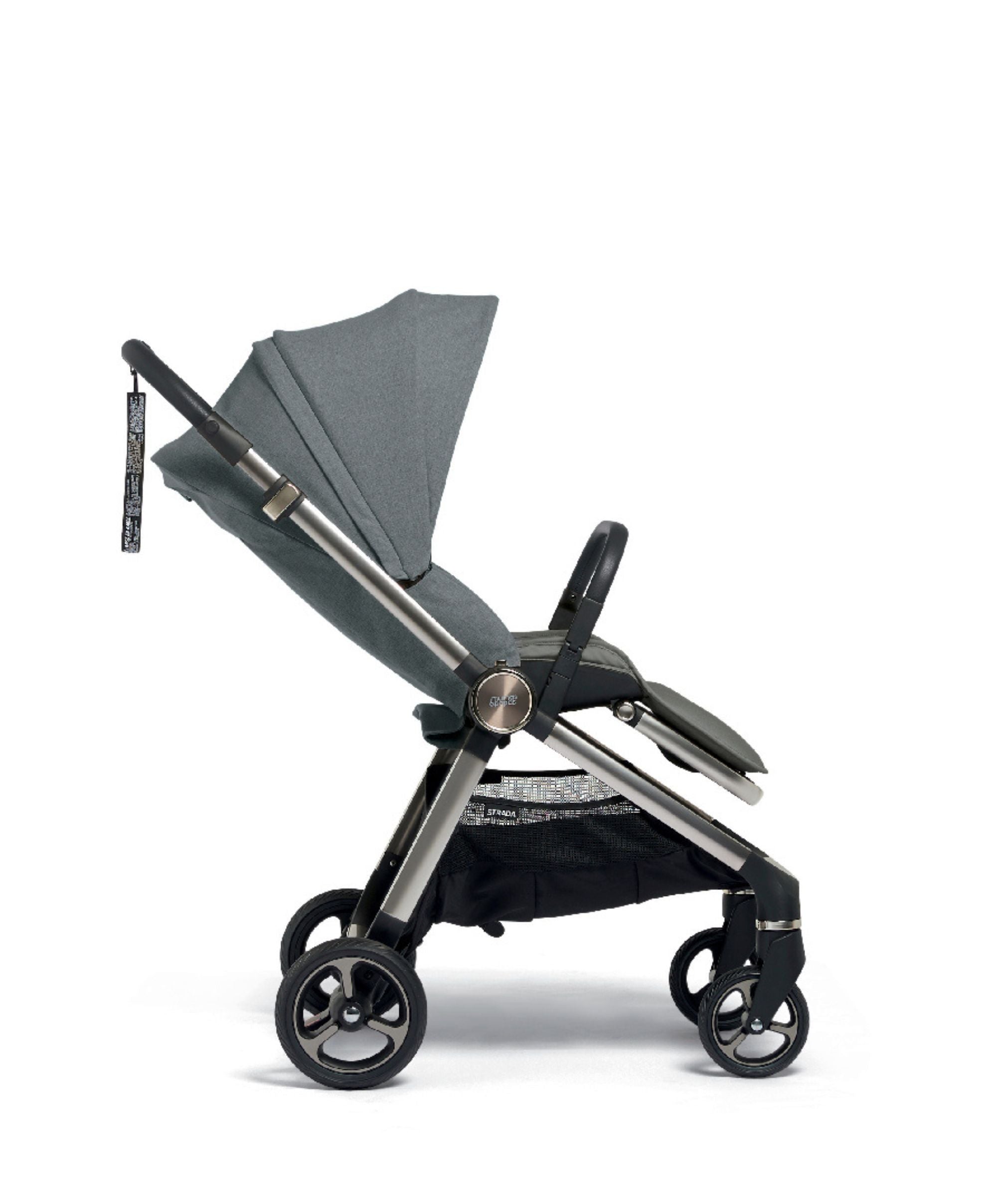 Mamas & Papas Strada Pram - Grey Melange - Tiny Tots Baby Store 