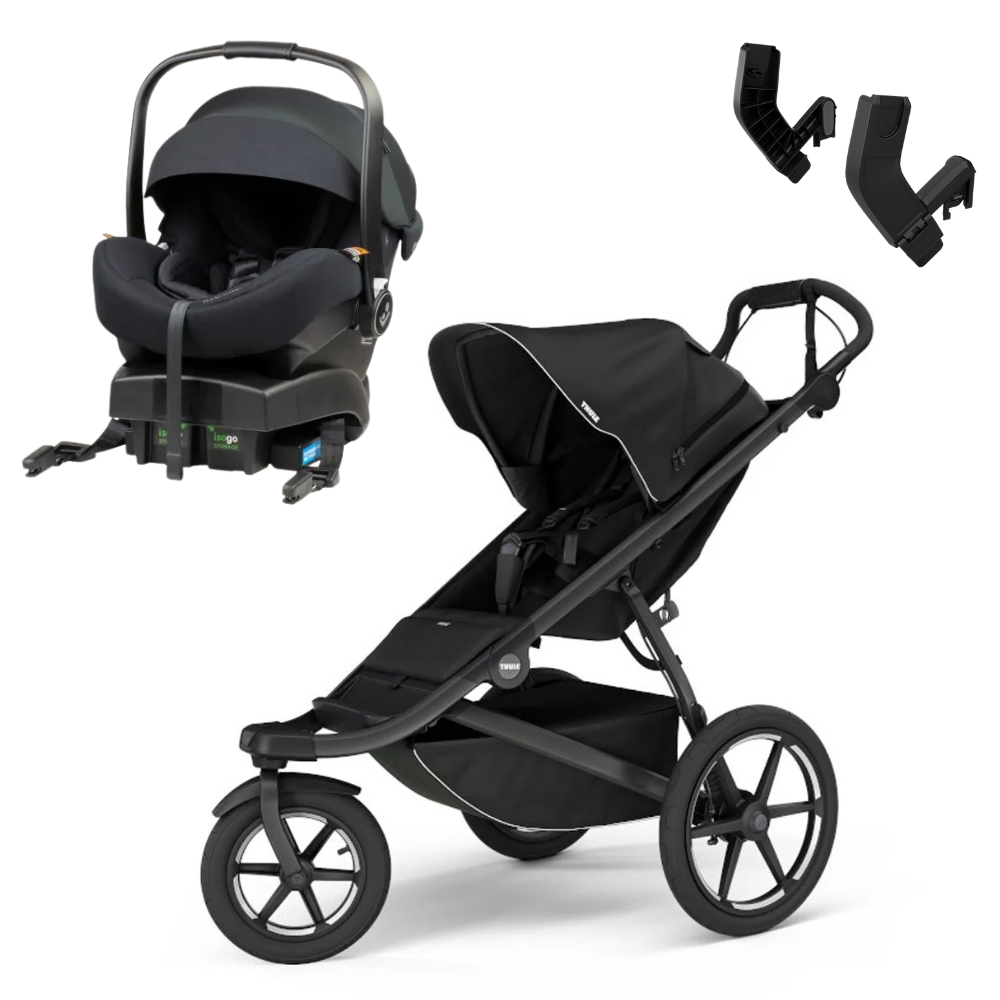 Thule Urban Glide 3 Black TRAVEL System | FREE adapters