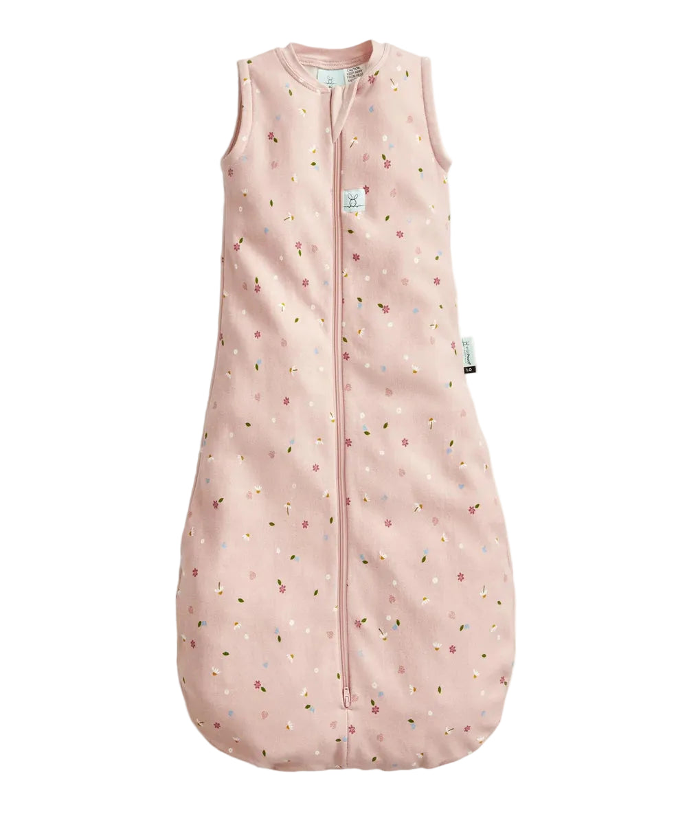 Ergopouch Sleeping Bag 1.0 TOG Jersey |  Daisies 