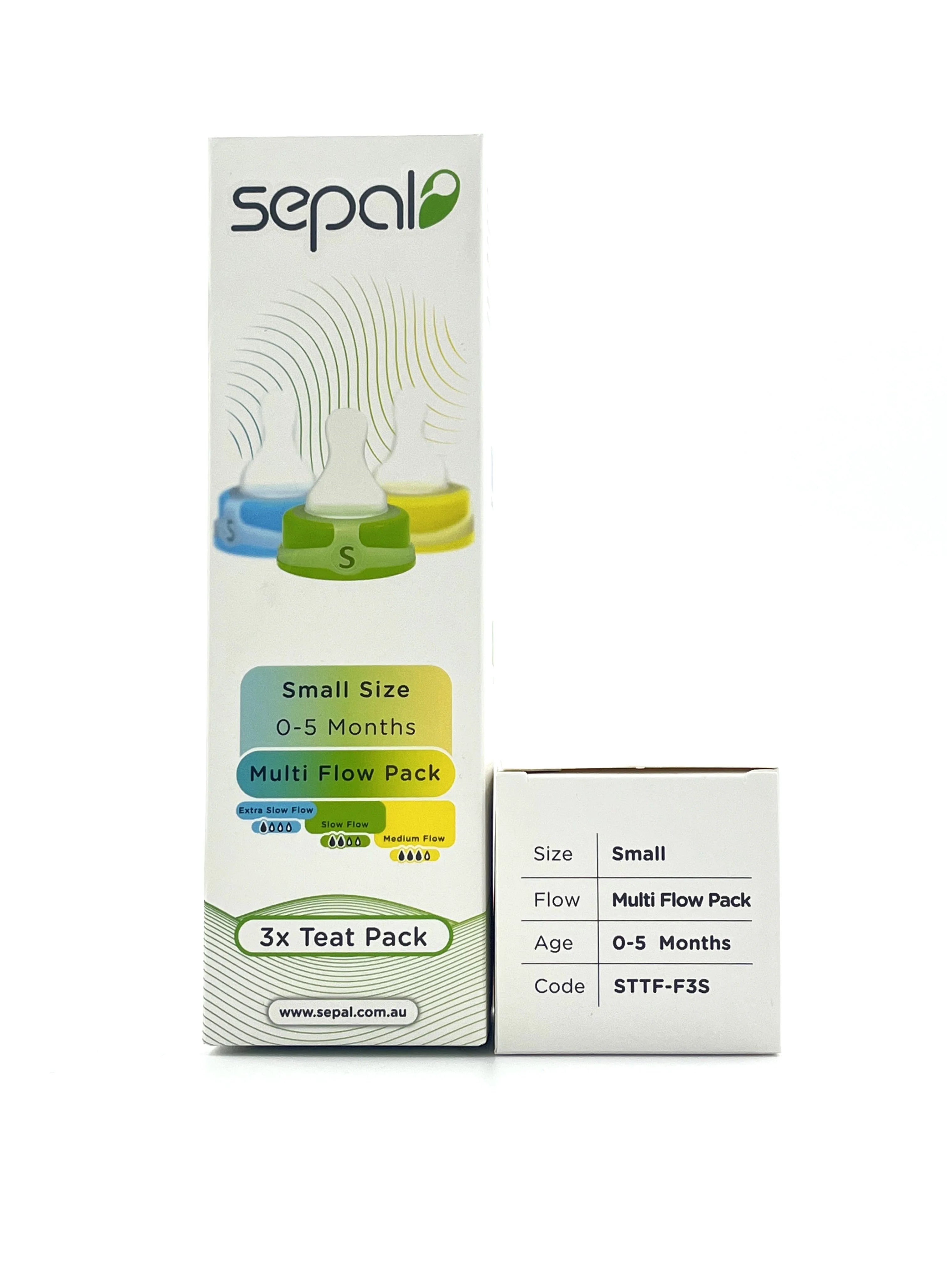Sepal 3 Pack Teats |3 Pack Teats | Small Teat | Multi Flow 