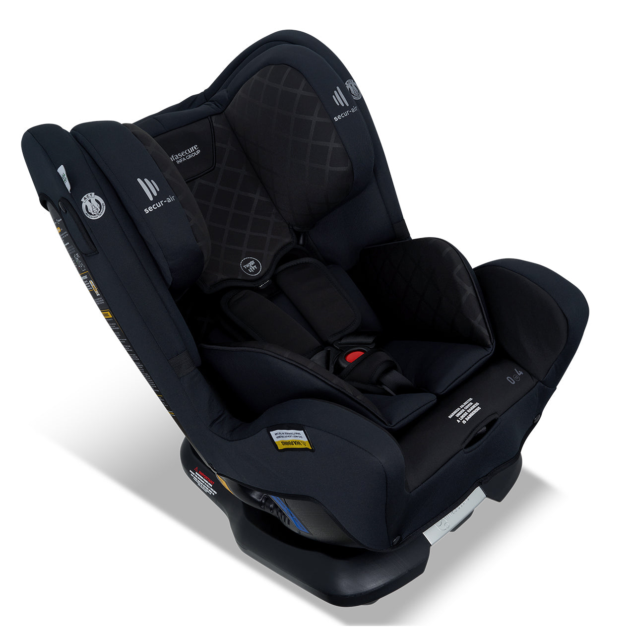 InfaSecure Quattro Onyx Convertible Car Seat