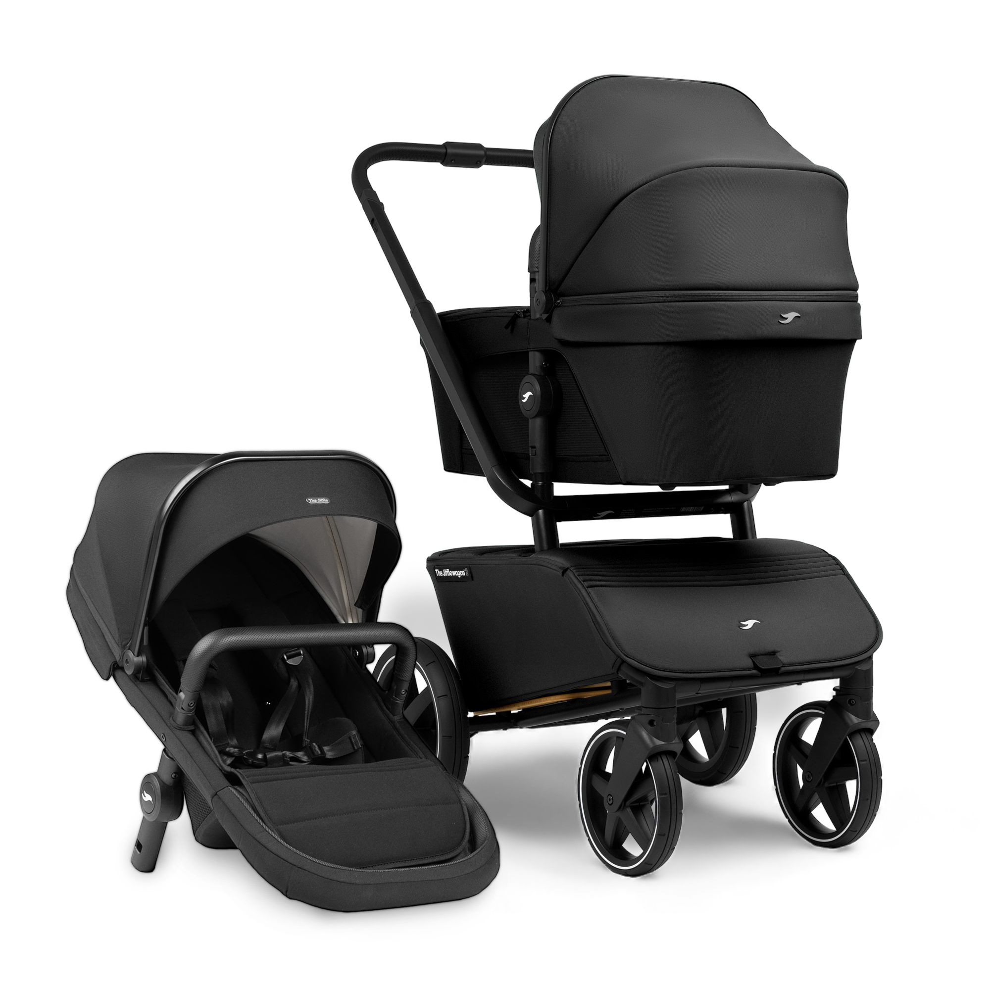 The Jiffle Wagon 6 in 1 With Second Seat , Insect Net , Rain Cover, Foot muff, Adapt more & adapters ( sale Ends 01 May) - Tiny Tots Baby Store 