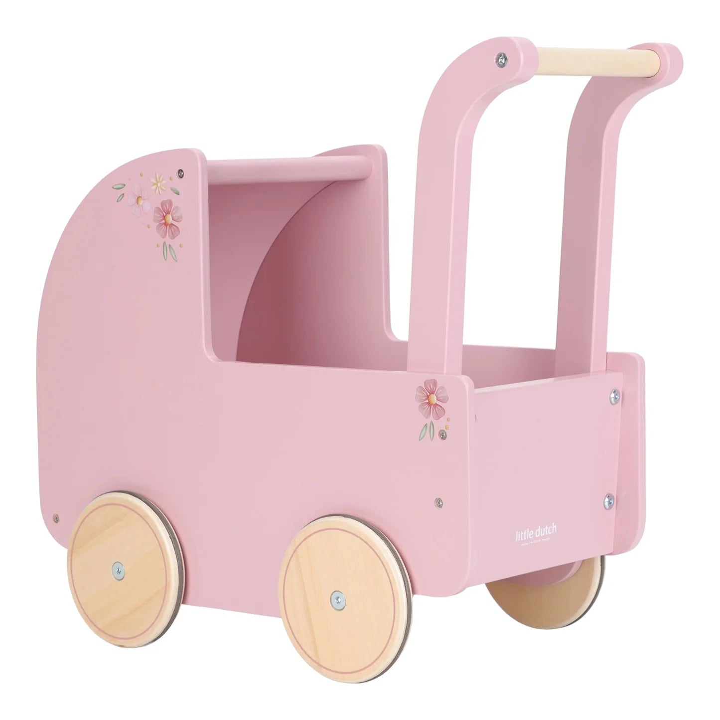 Little Dutch Wooden Doll Pram