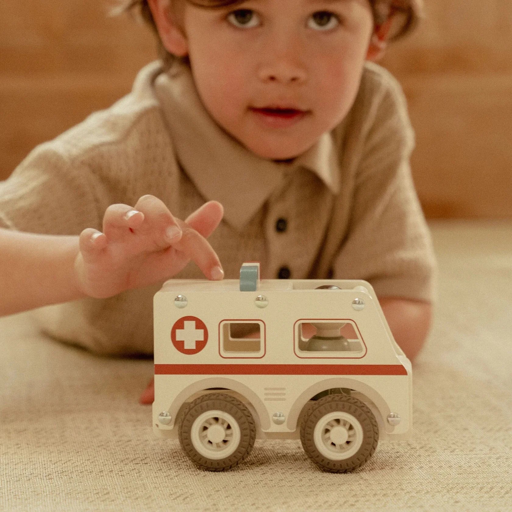 Little Dutch Wooden Ambulance 