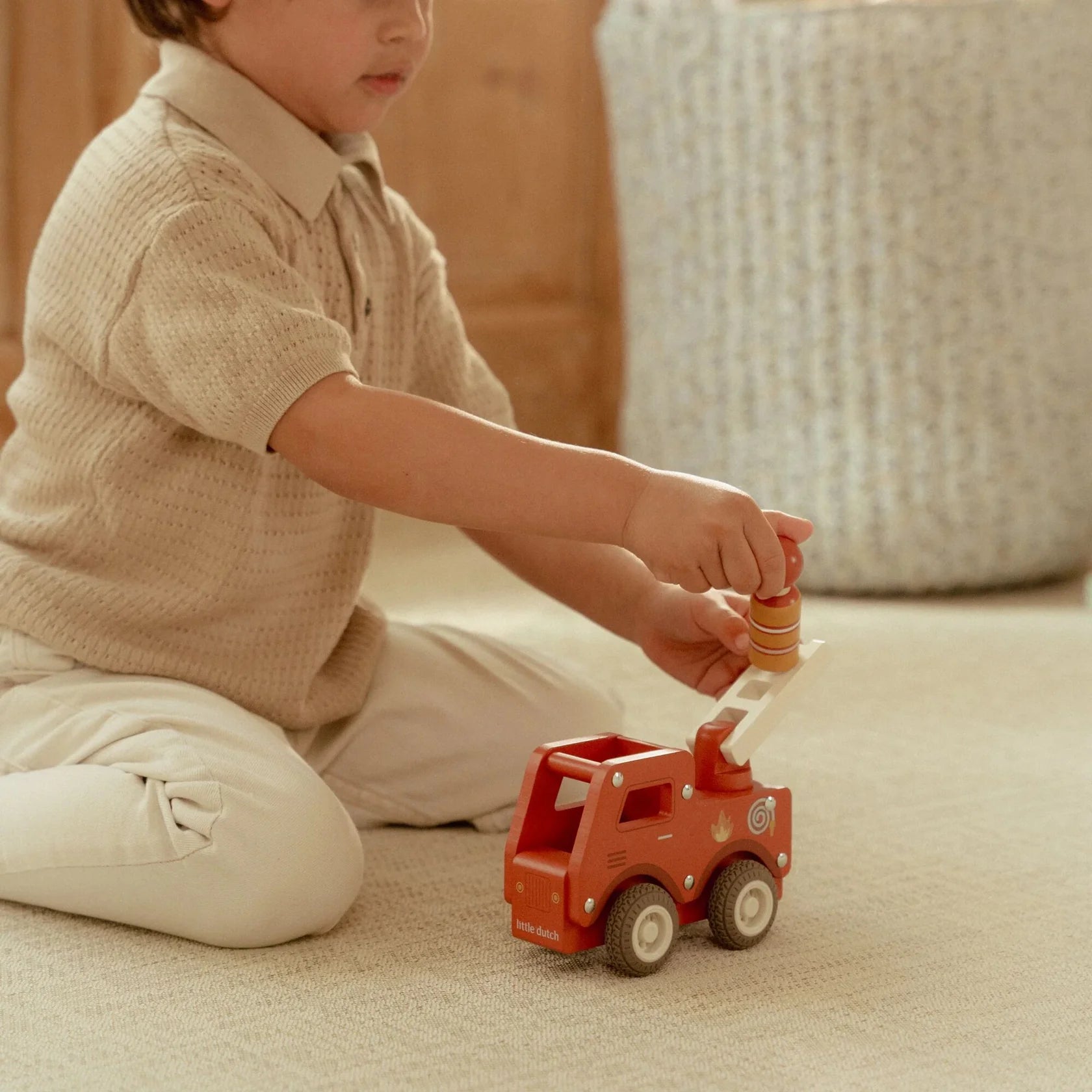 Little Dutch Wooden Firetruck 