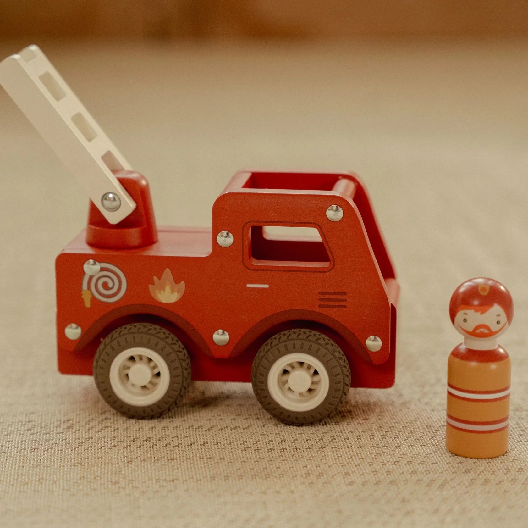 Little Dutch Wooden Firetruck 