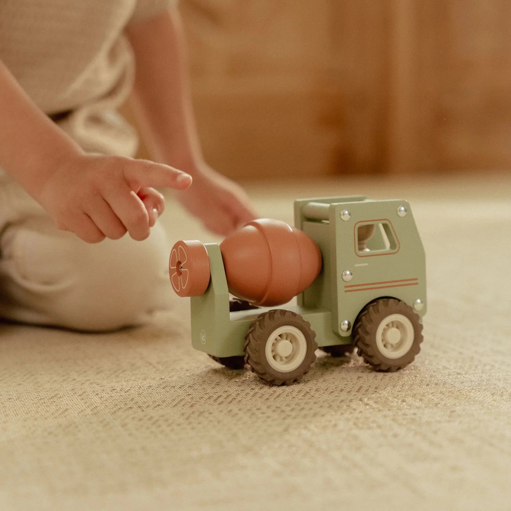 Little Dutch Wooden Cement Truck 