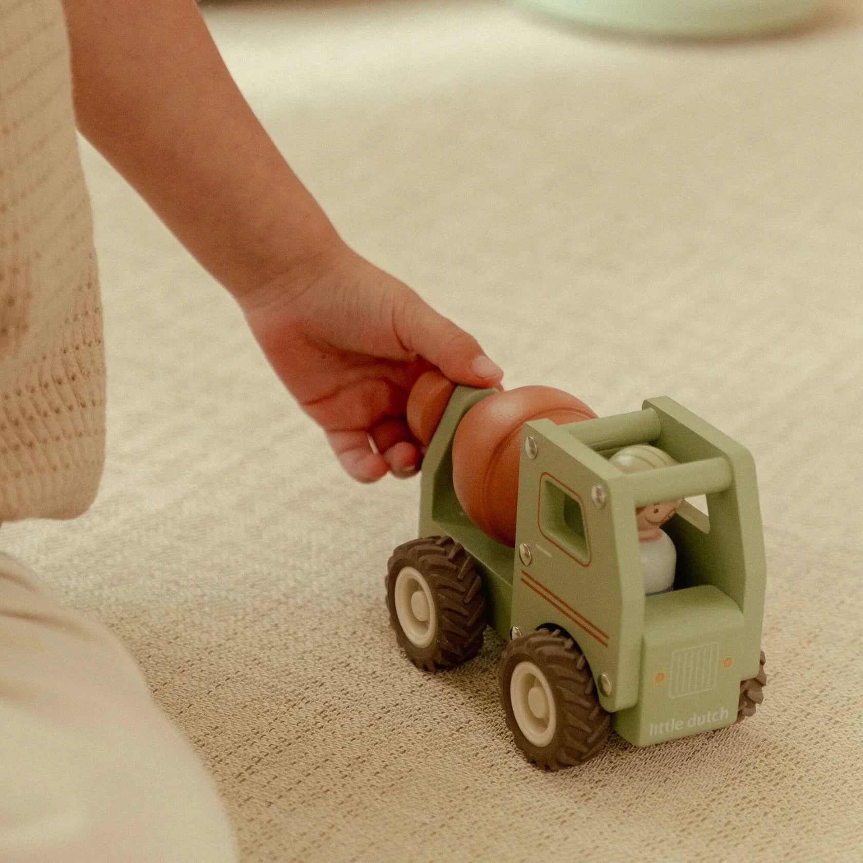 Little Dutch Wooden Cement Truck 