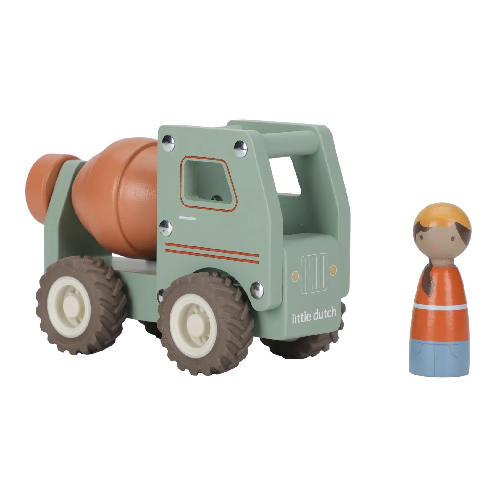Little Dutch Wooden Cement Truck 