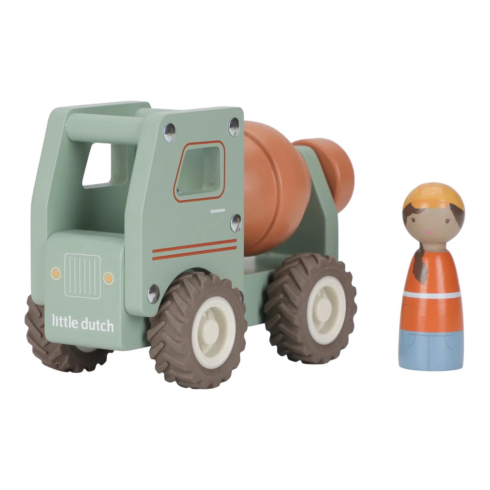 Little Dutch Wooden Cement Truck 