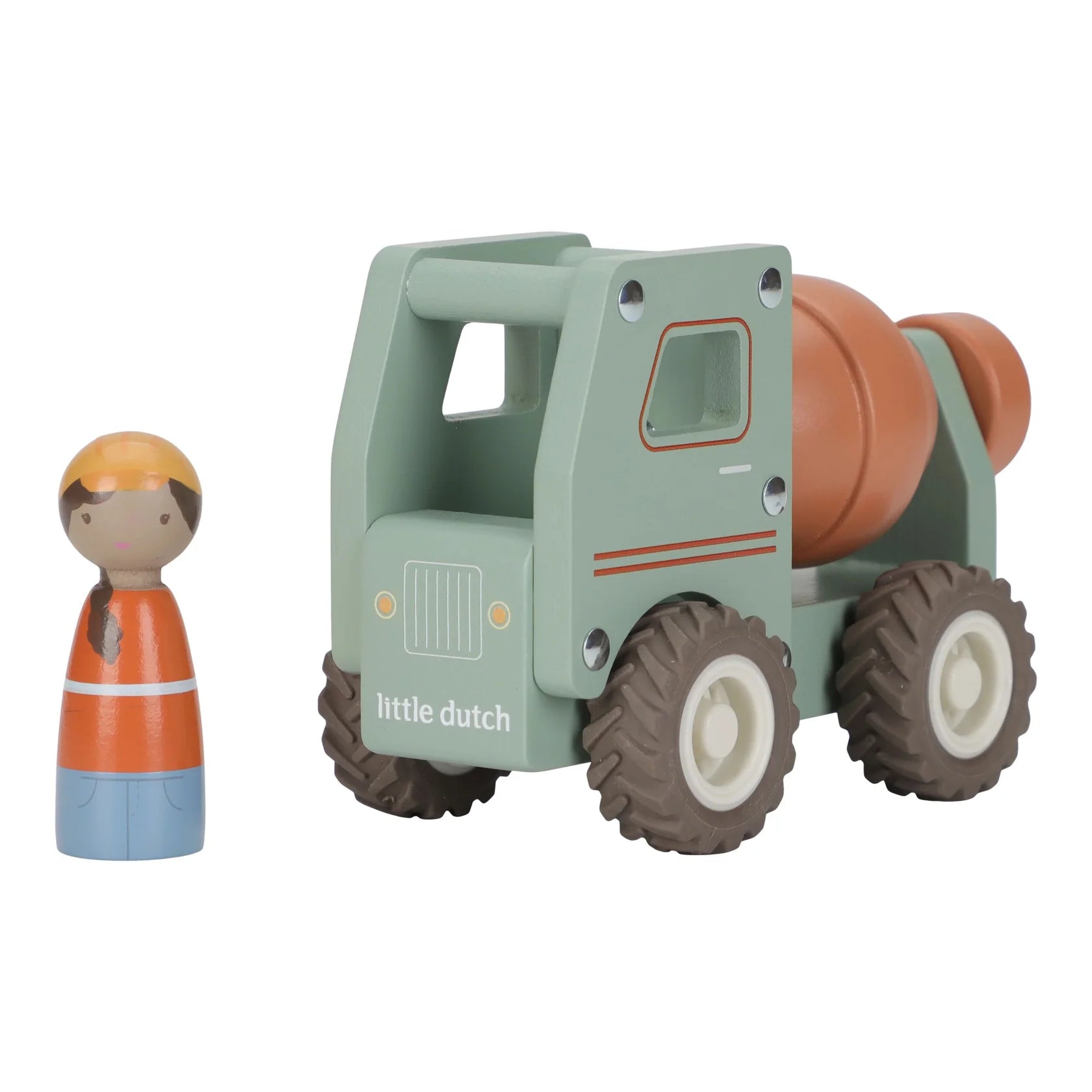 Little Dutch Wooden Cement Truck 