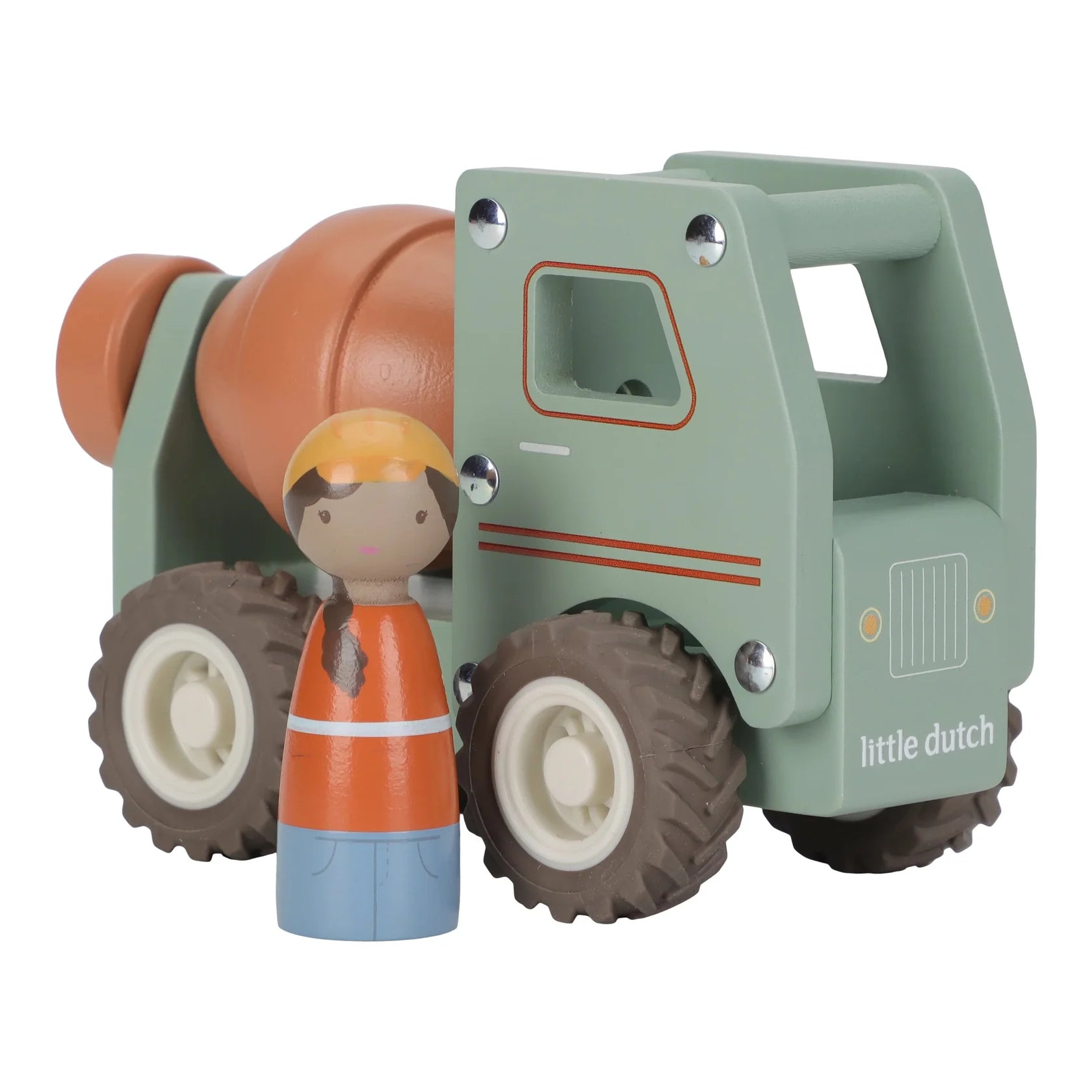 Little Dutch Wooden Cement Truck 