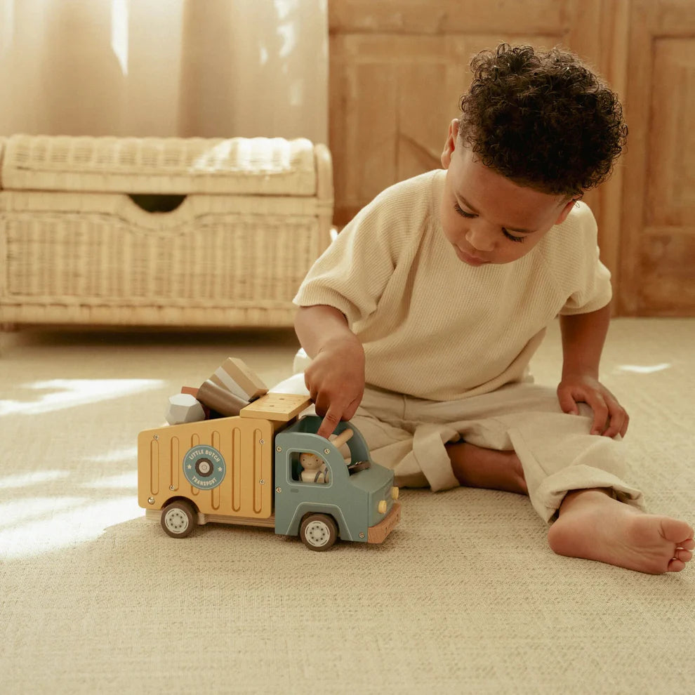 Little Dutch Wooden Garbage Truck 
