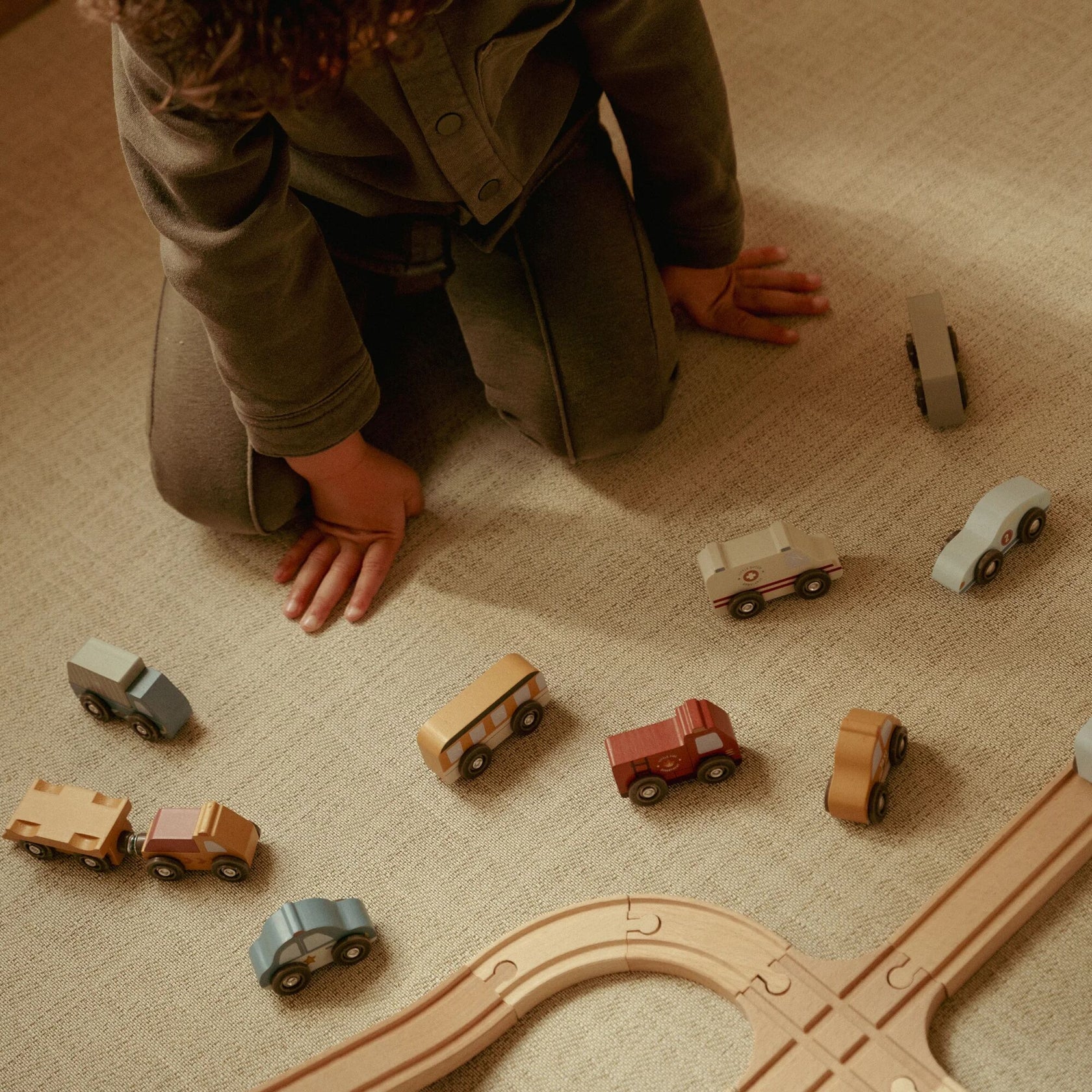 Little Dutch Wooden Vehicle Set 